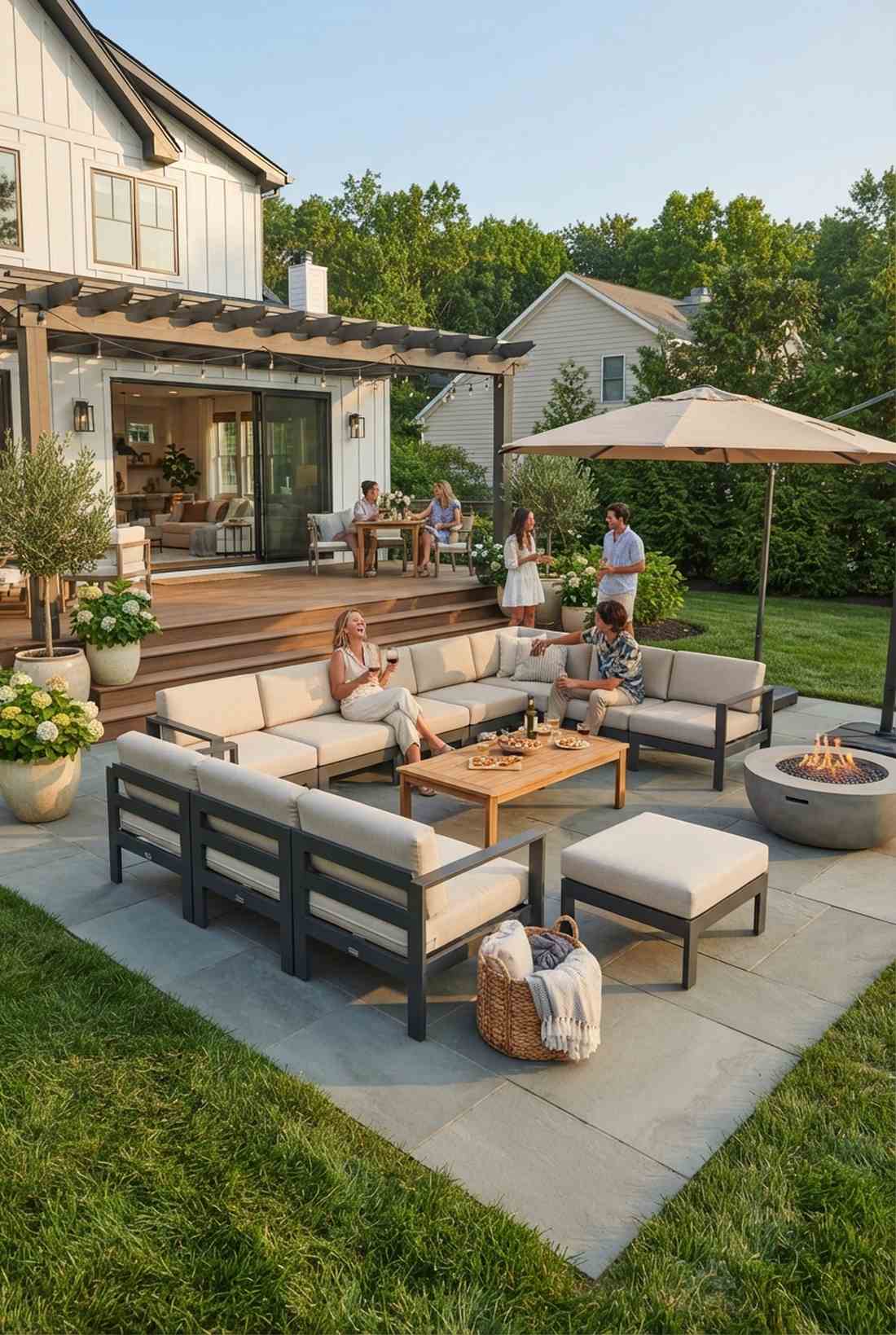 sectional modules with interchangeable components