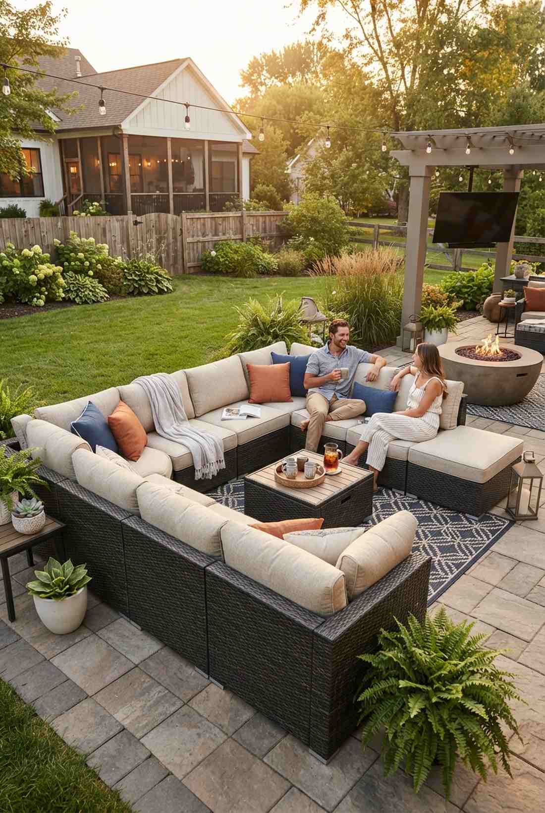 sectional outdoor sofas