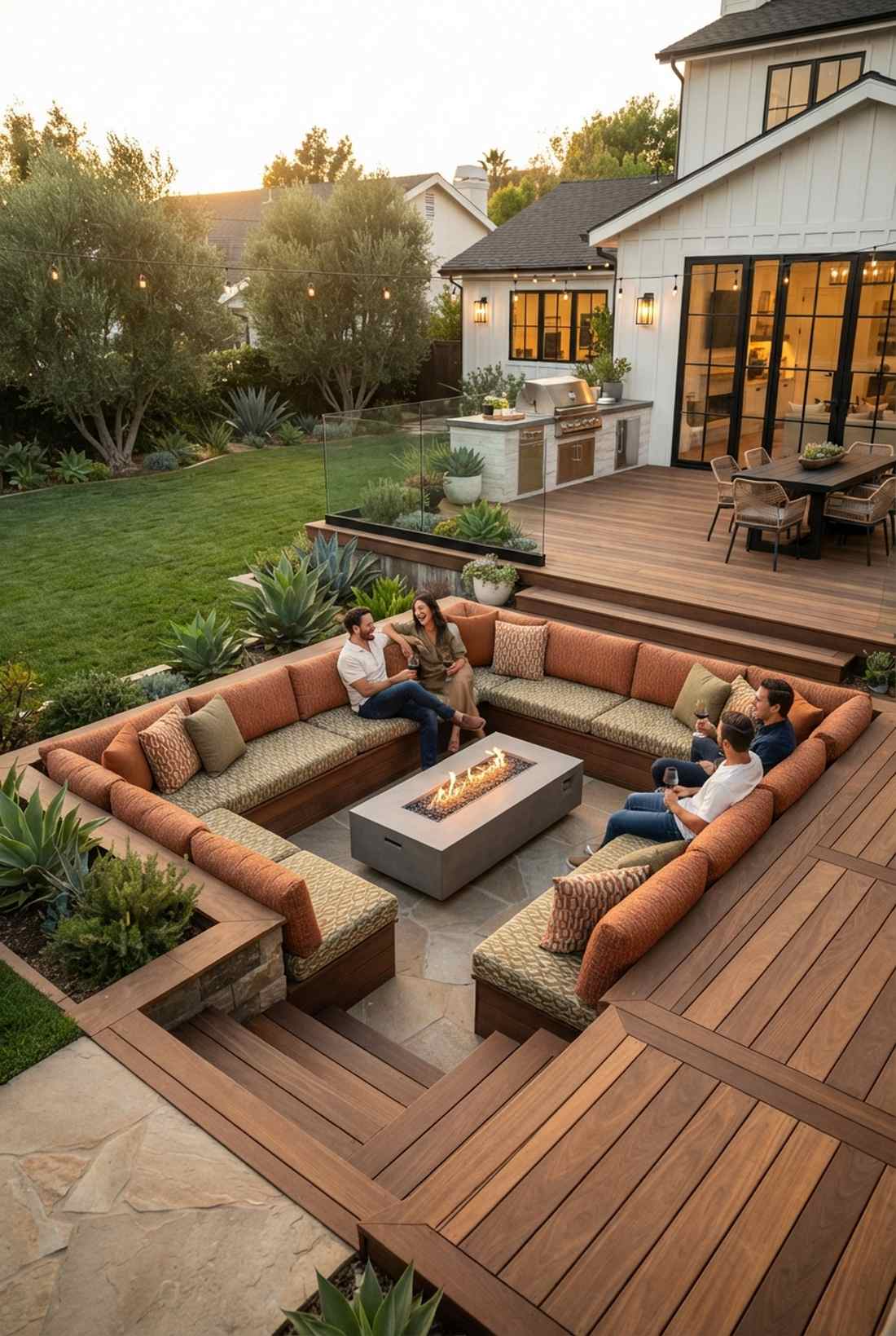 sunken conversation pit