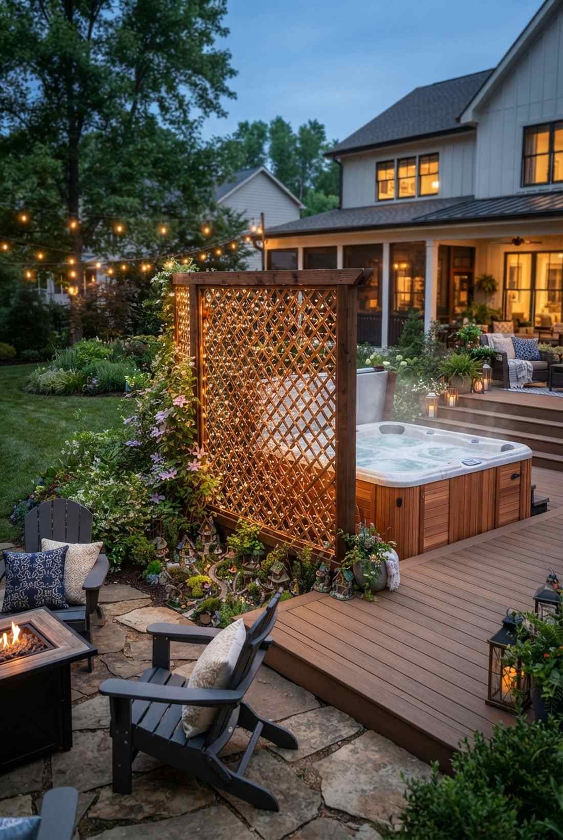trellis panel weaving