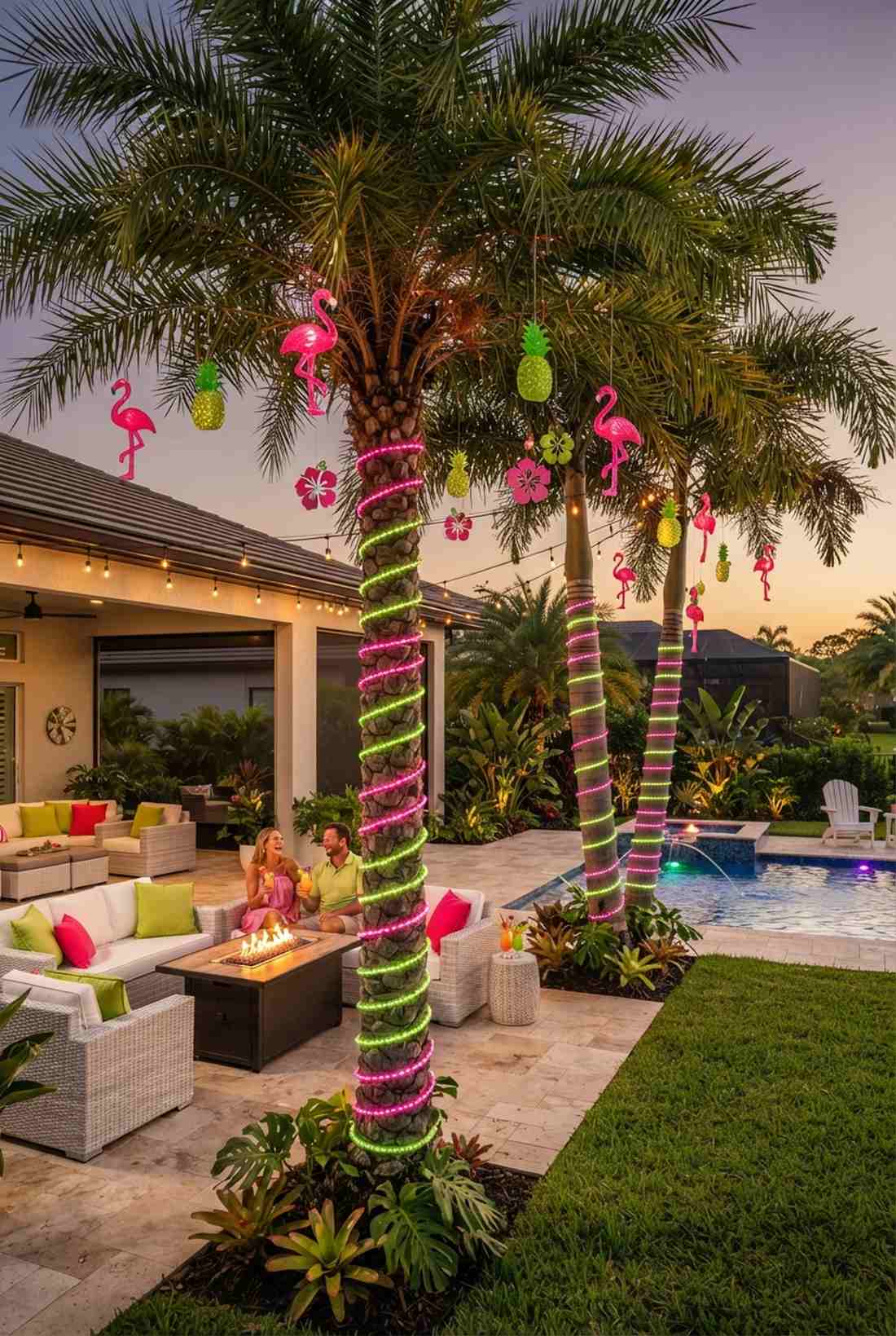 tropical christmas paradise