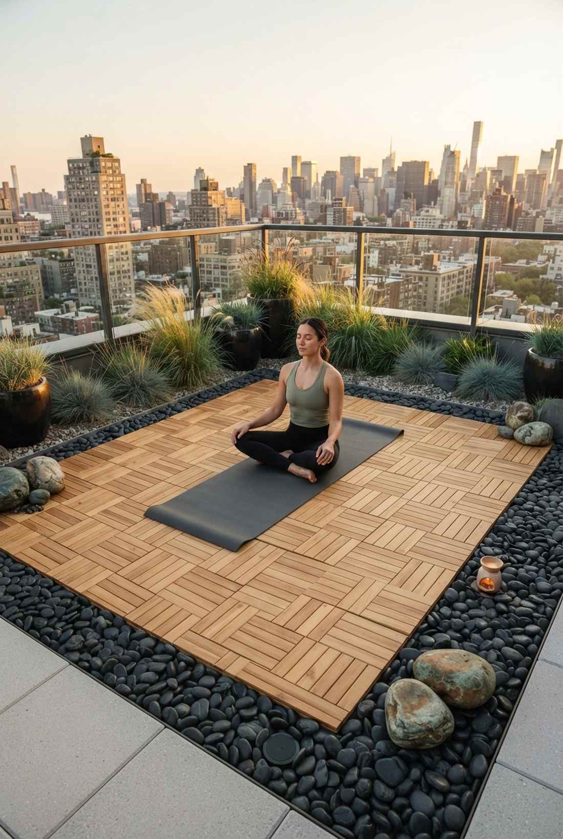 yoga deck zen garden fusion