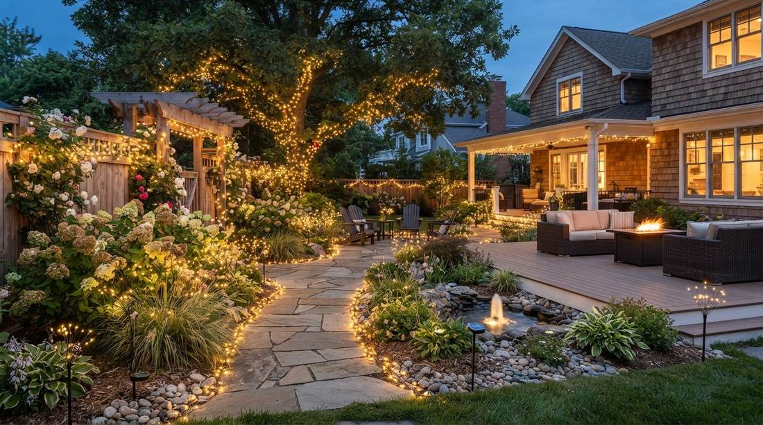 309 solar fairy lights in garden vertical v2