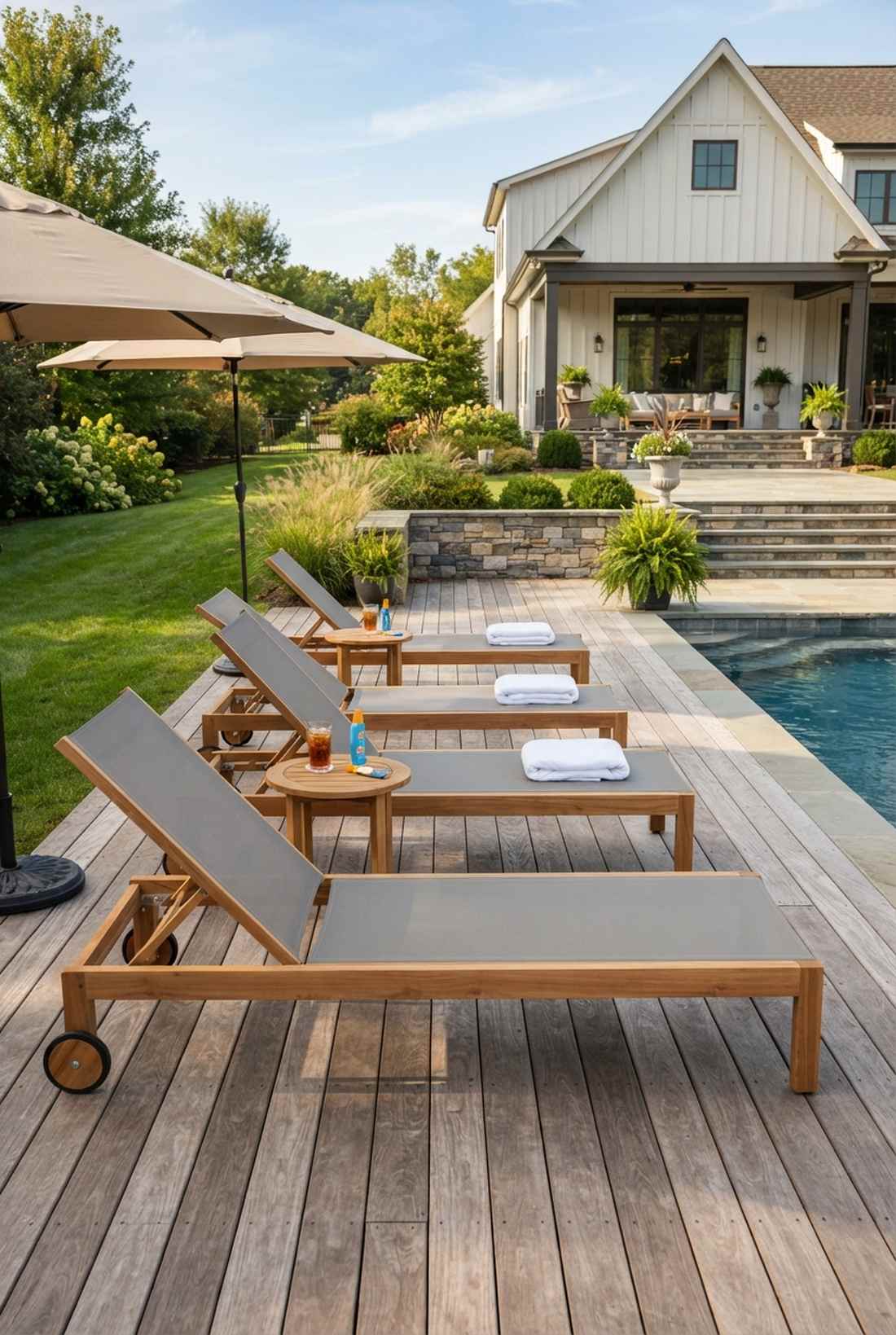 adjustable chaise lounges