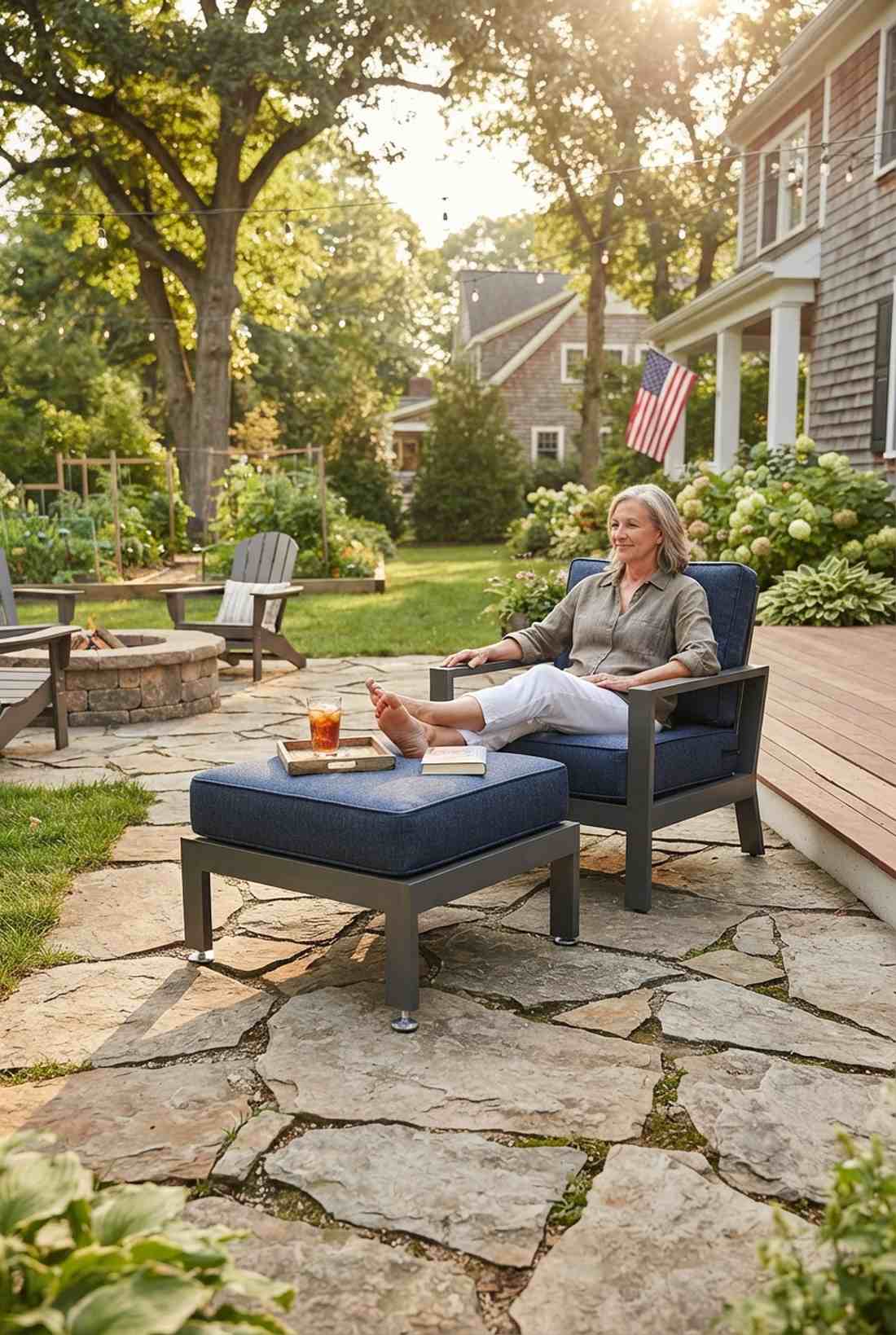 adjustable height ottomans