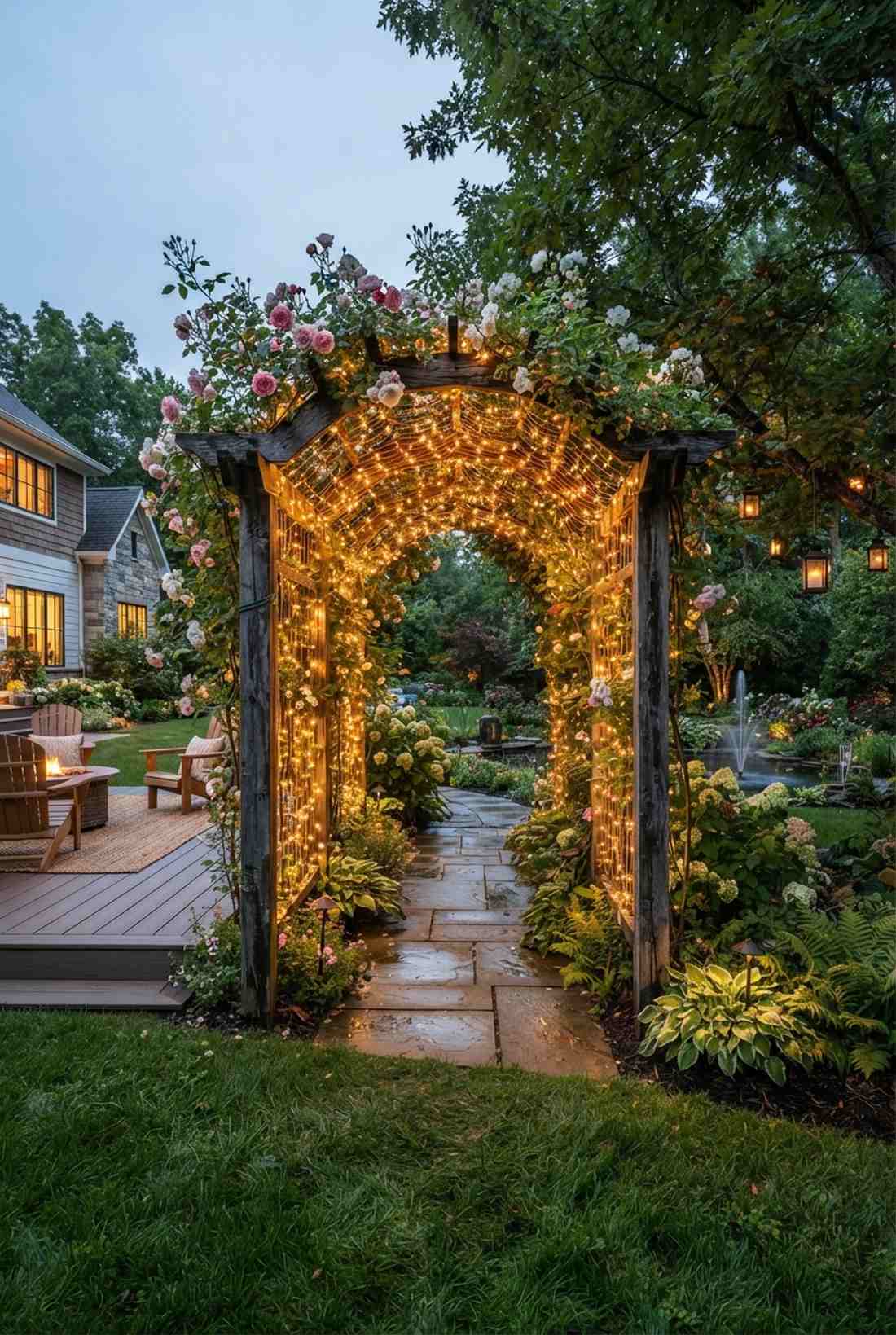 arbor canopy drape