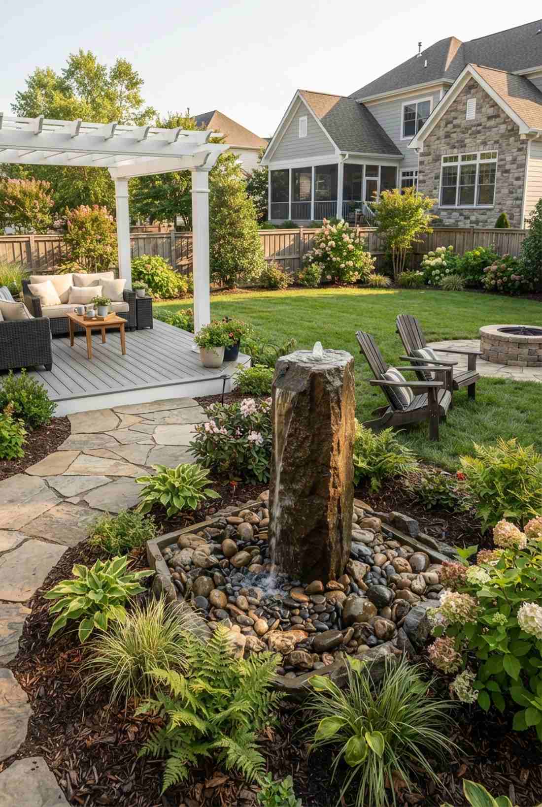 disappearing pondless fountain