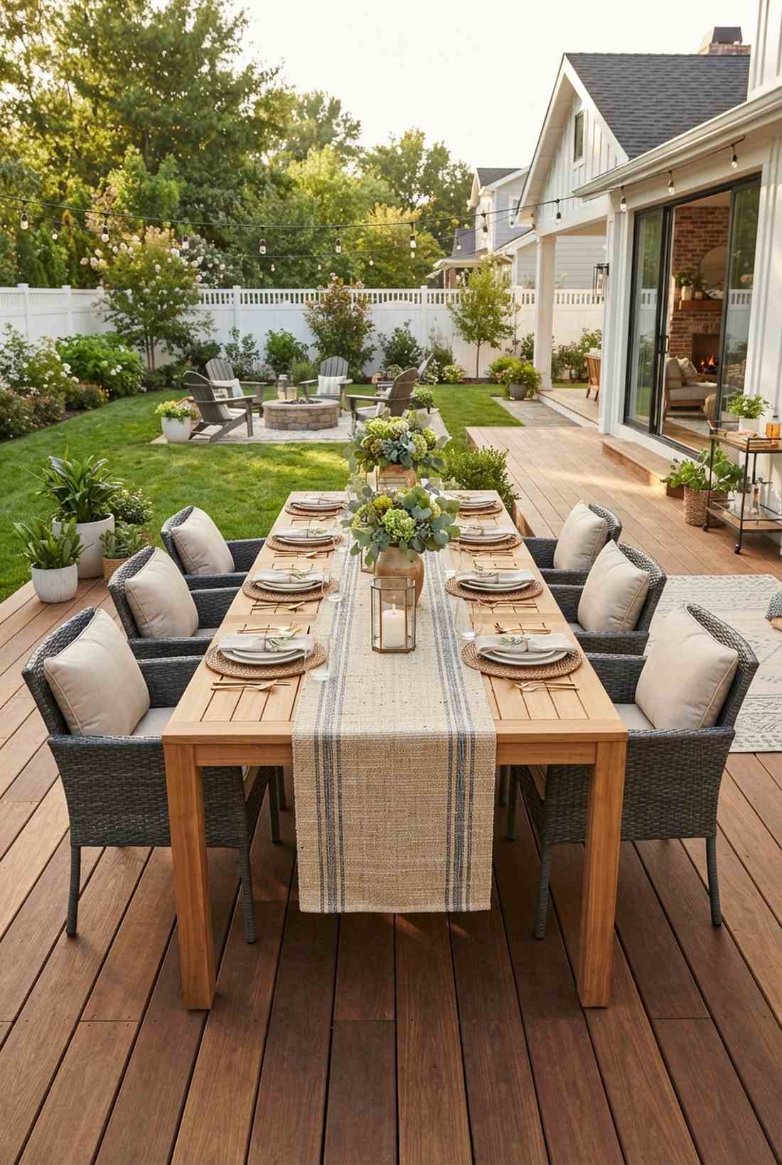double table arrangement