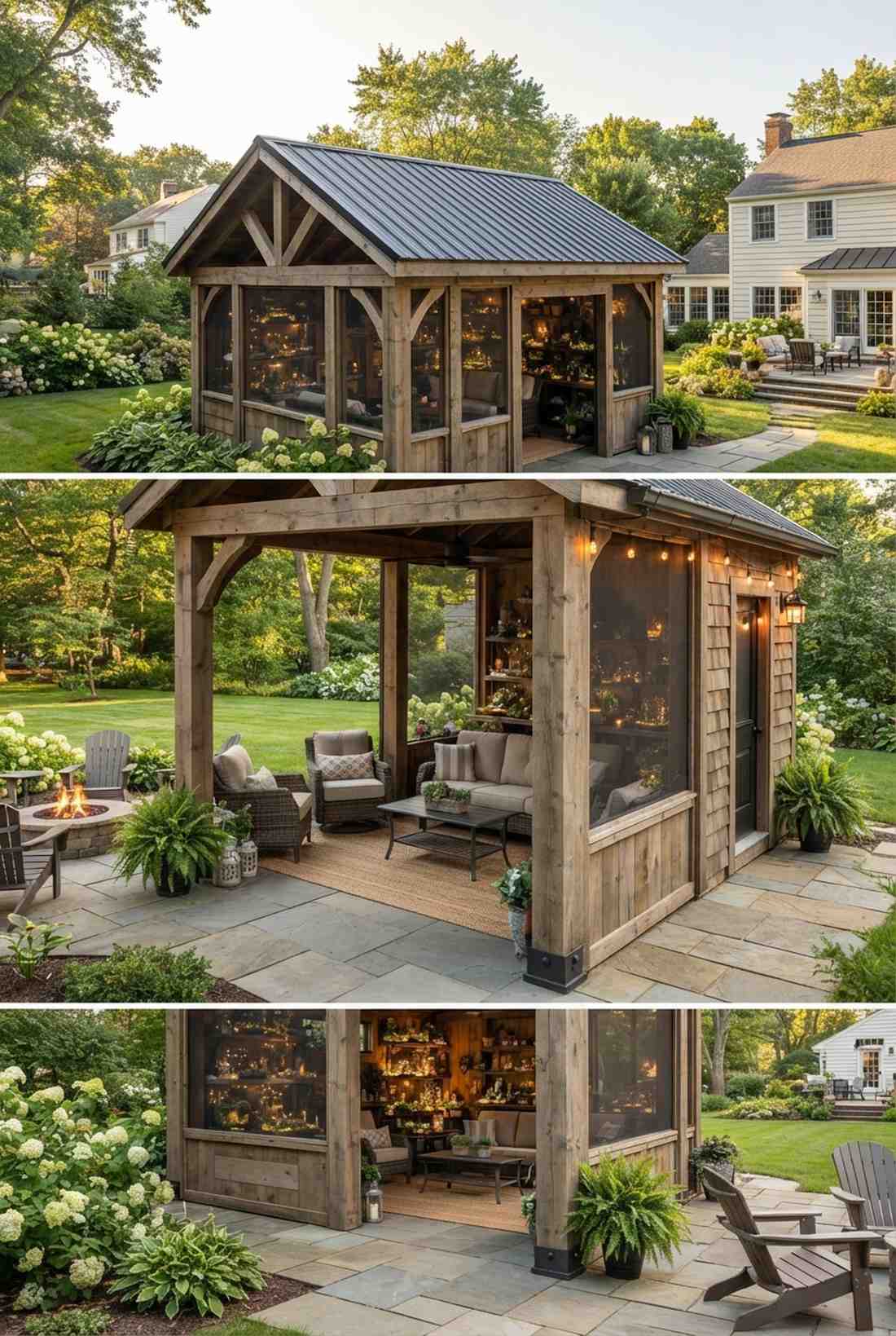 enclosed cabana retreat