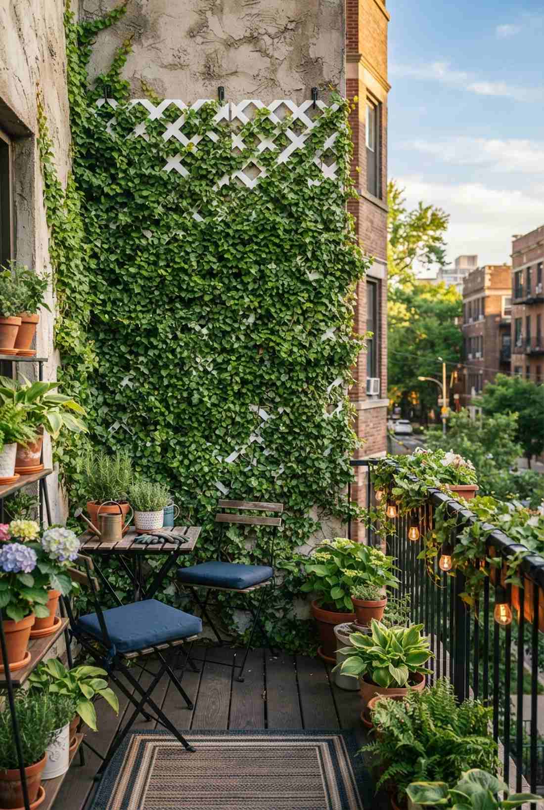 ivy covered lattice