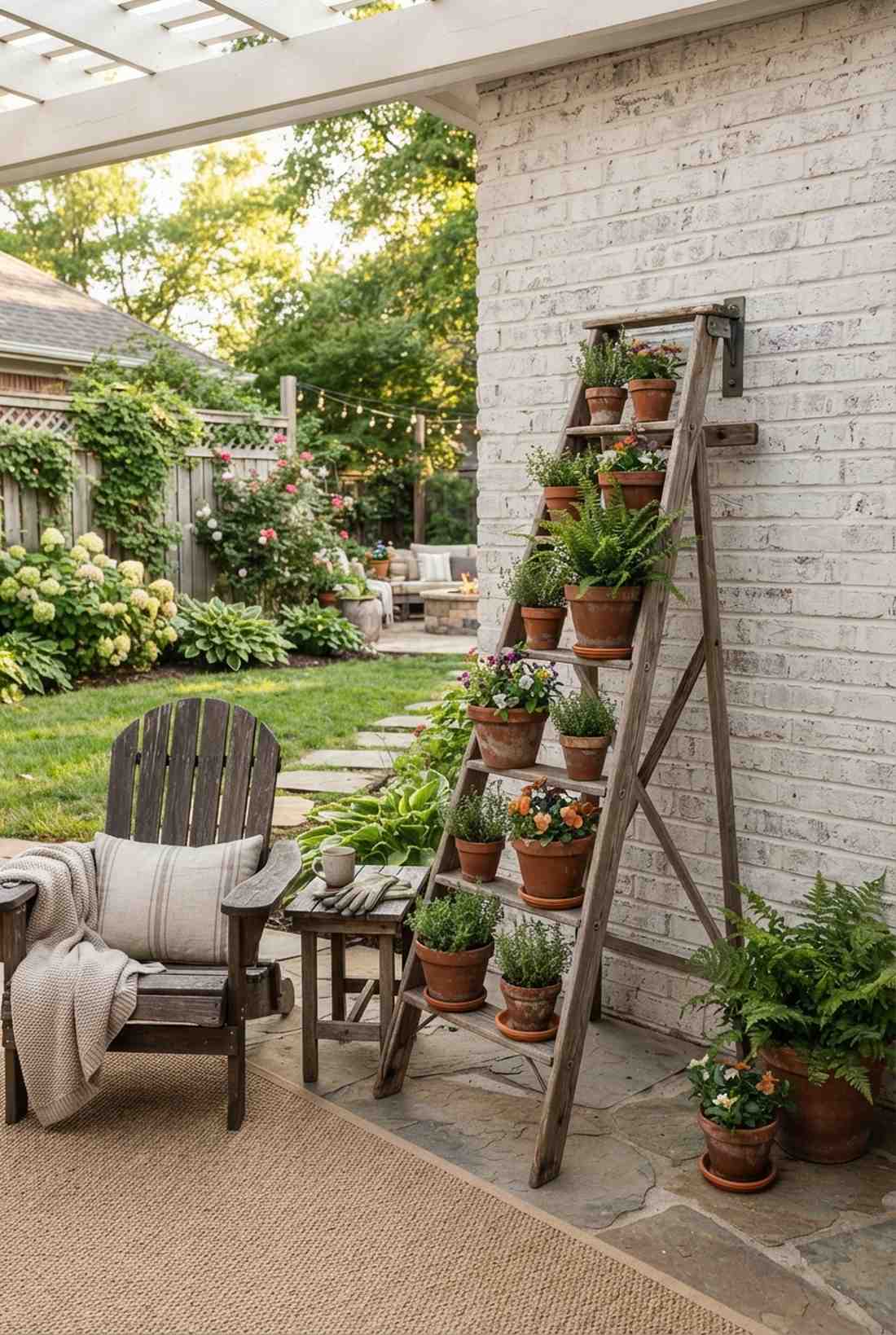 ladder plant stand