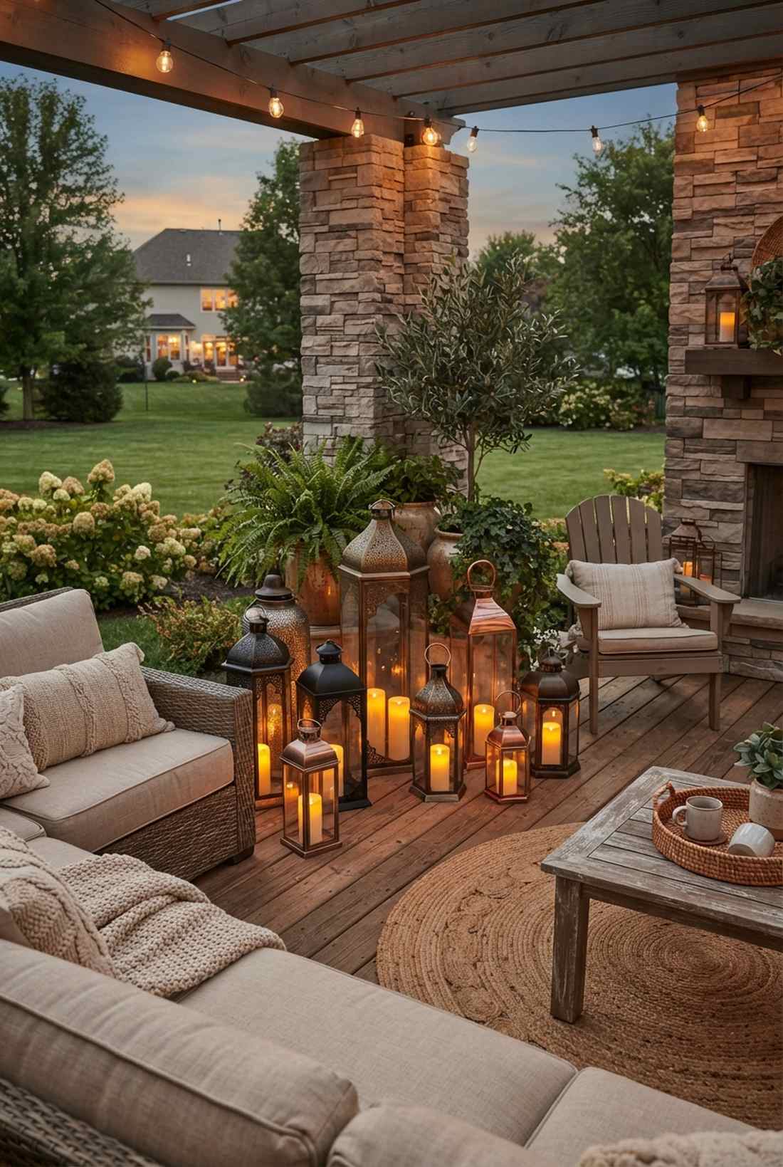lantern cluster arrangements