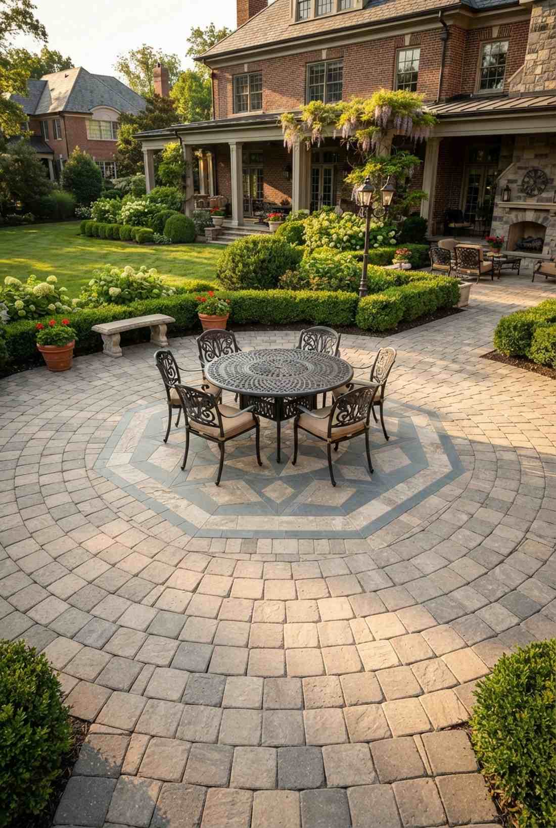 octagonal center with square fill
