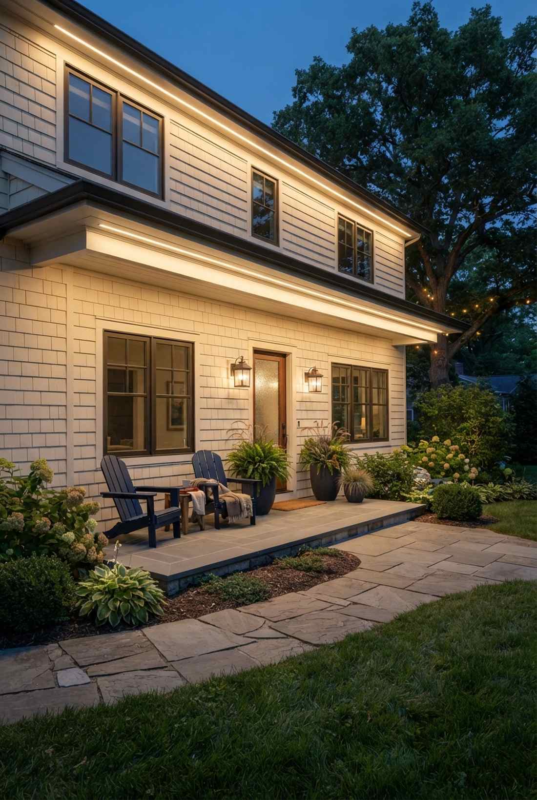 overhang soffit insertion