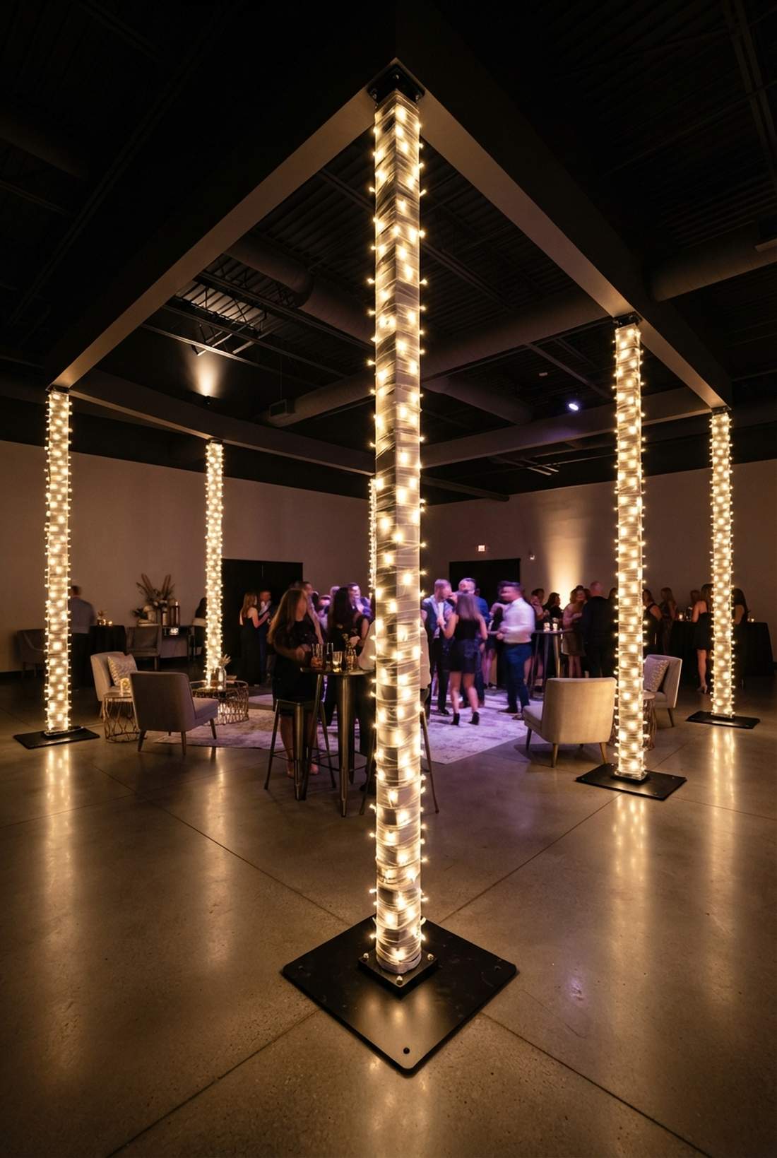 perimeter column lighting