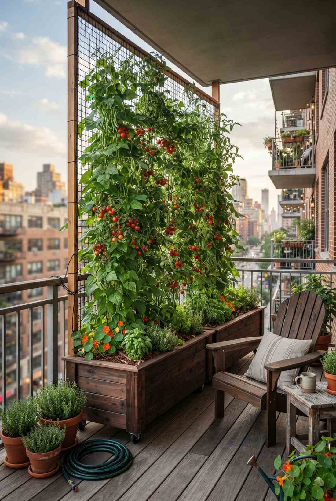 pollinator vertical gardens