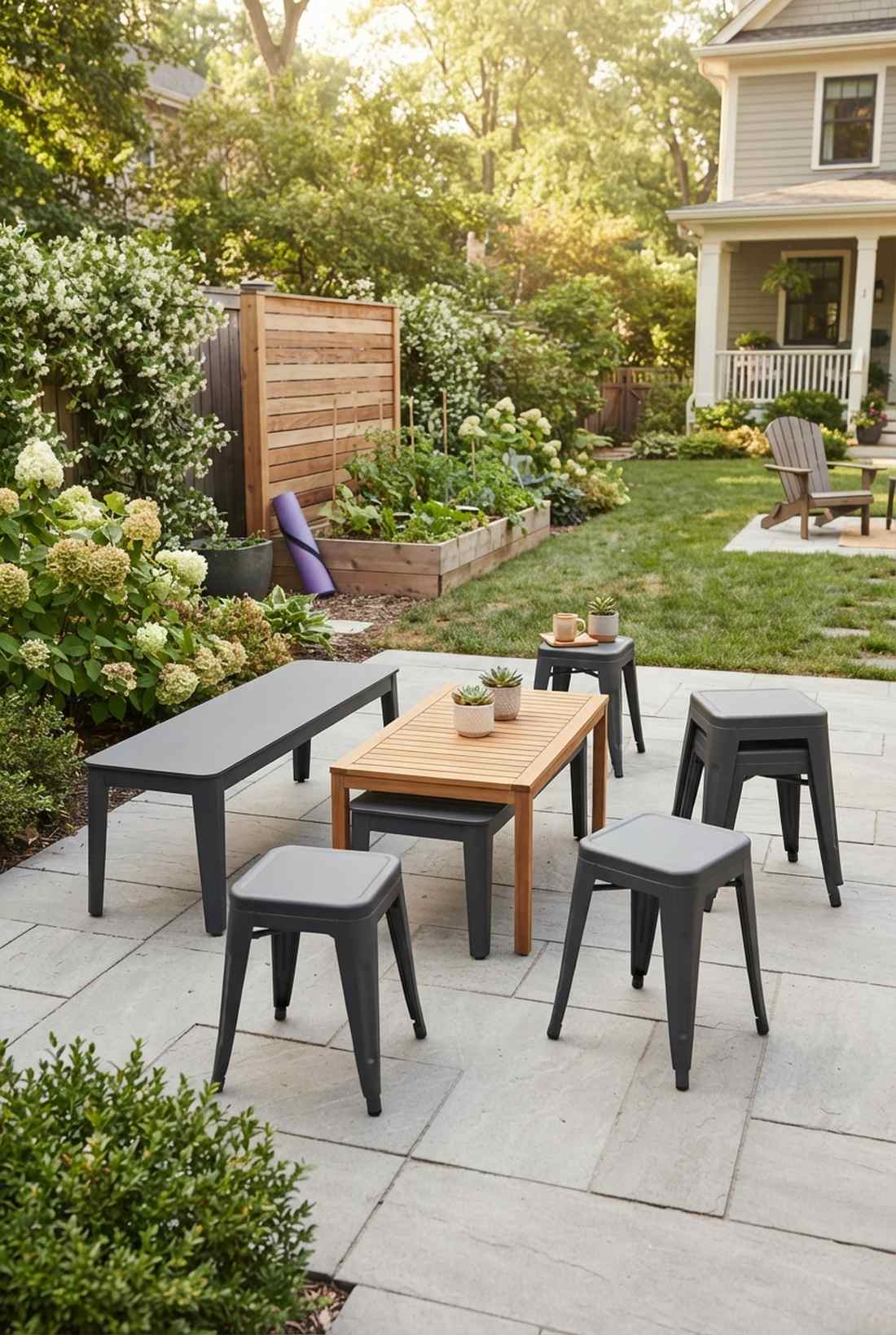 portable bench and stool system
