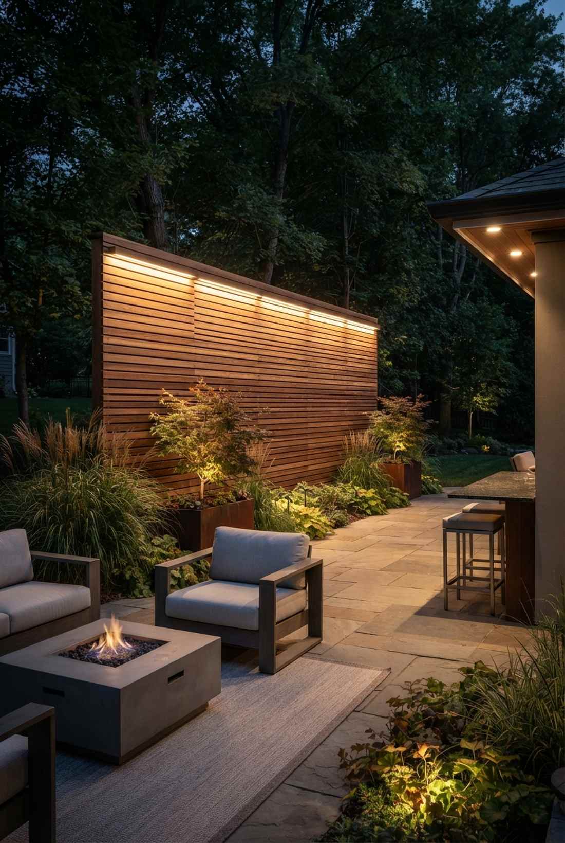 privacy screen backlighting