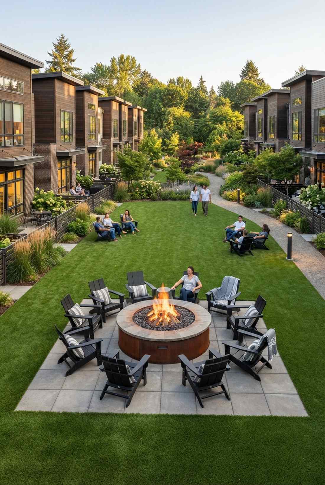 shared courtyard clusters