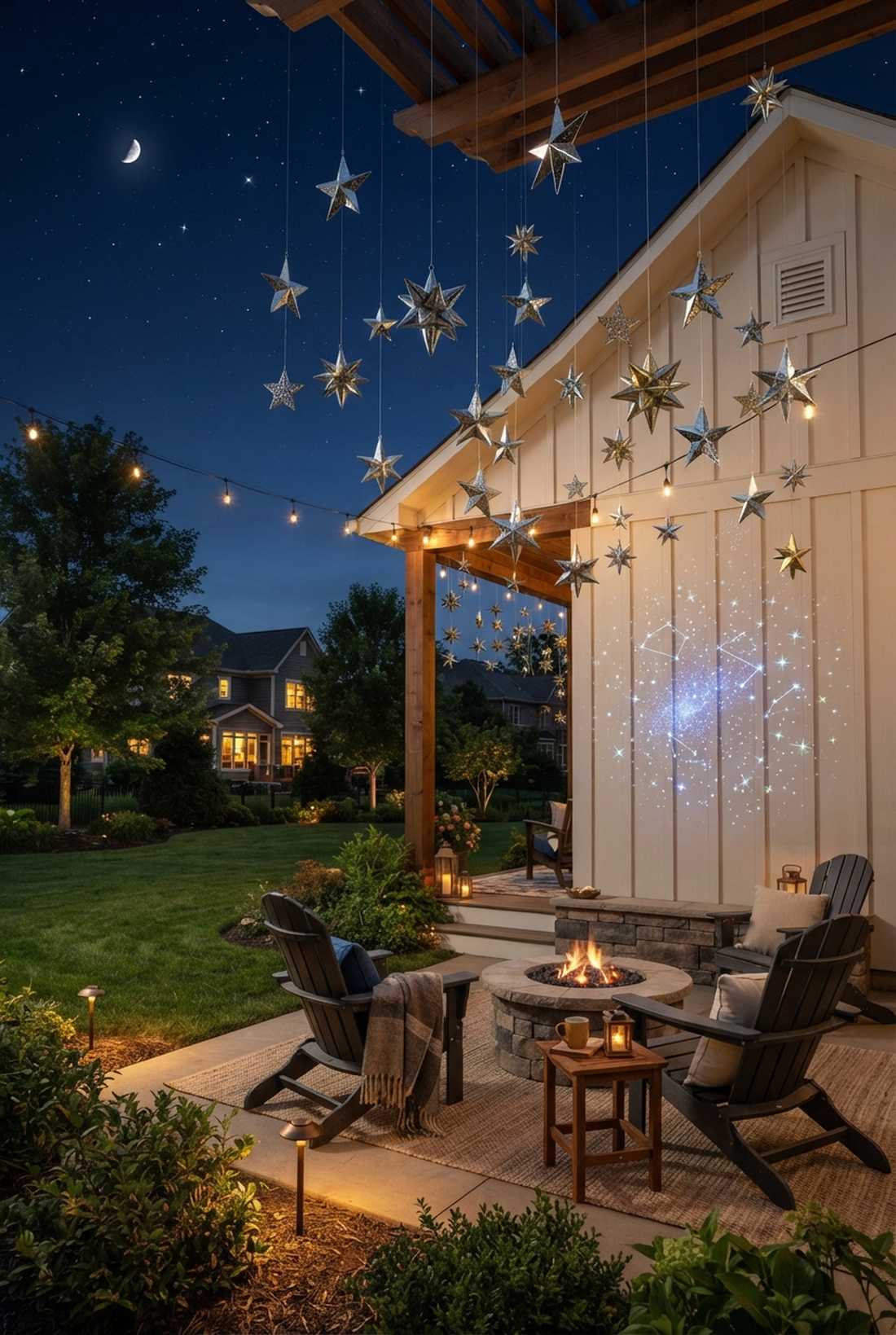 stargazing celestial theme