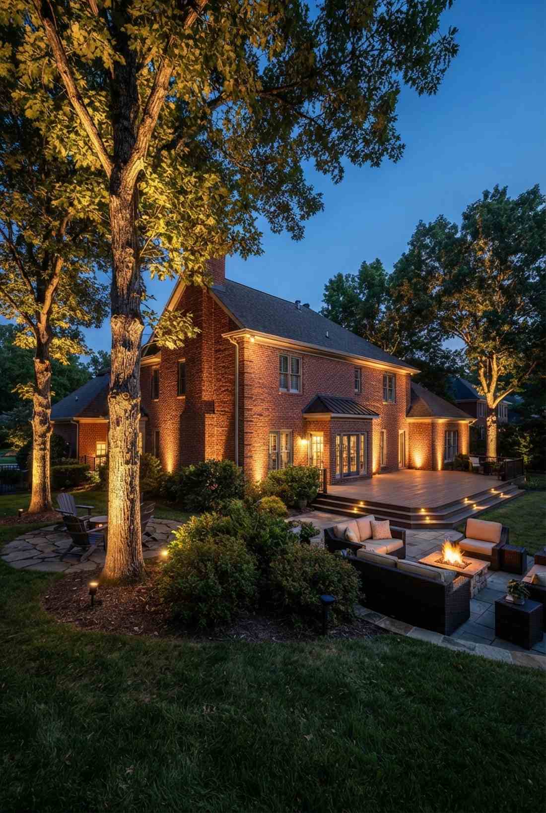 uplighting architectural features