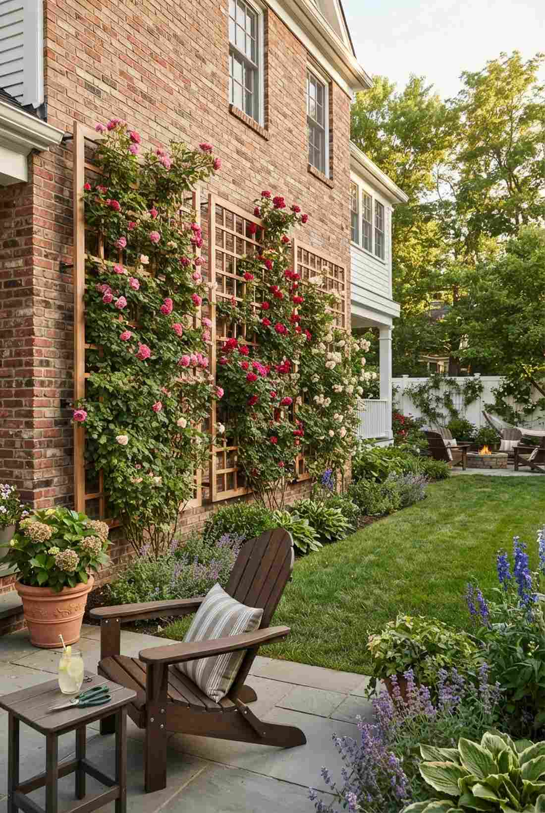 wall mounted trellis panels