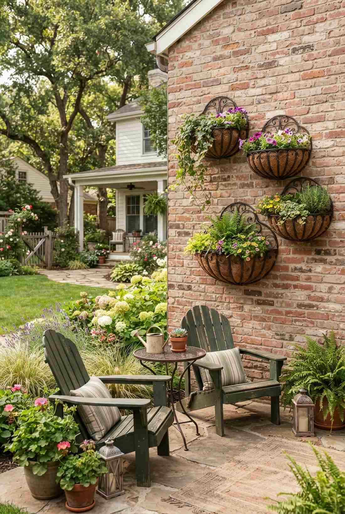 wire basket wall clusters