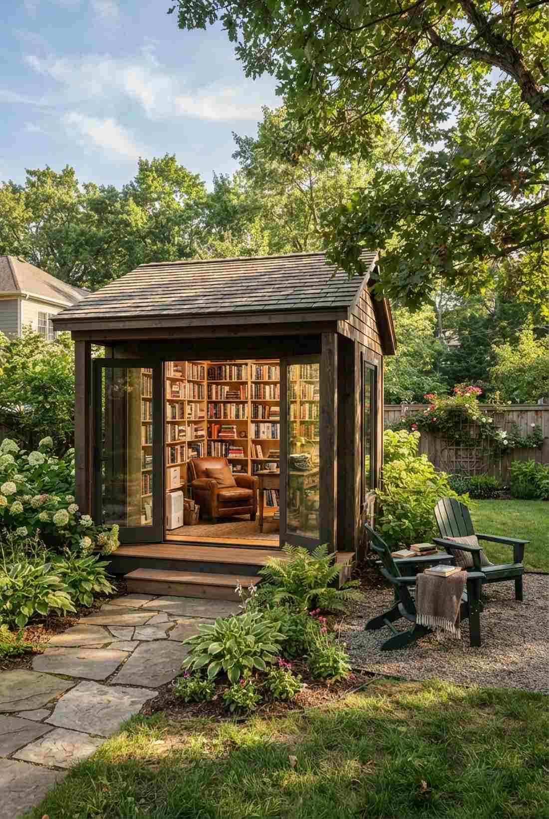 writers retreat library