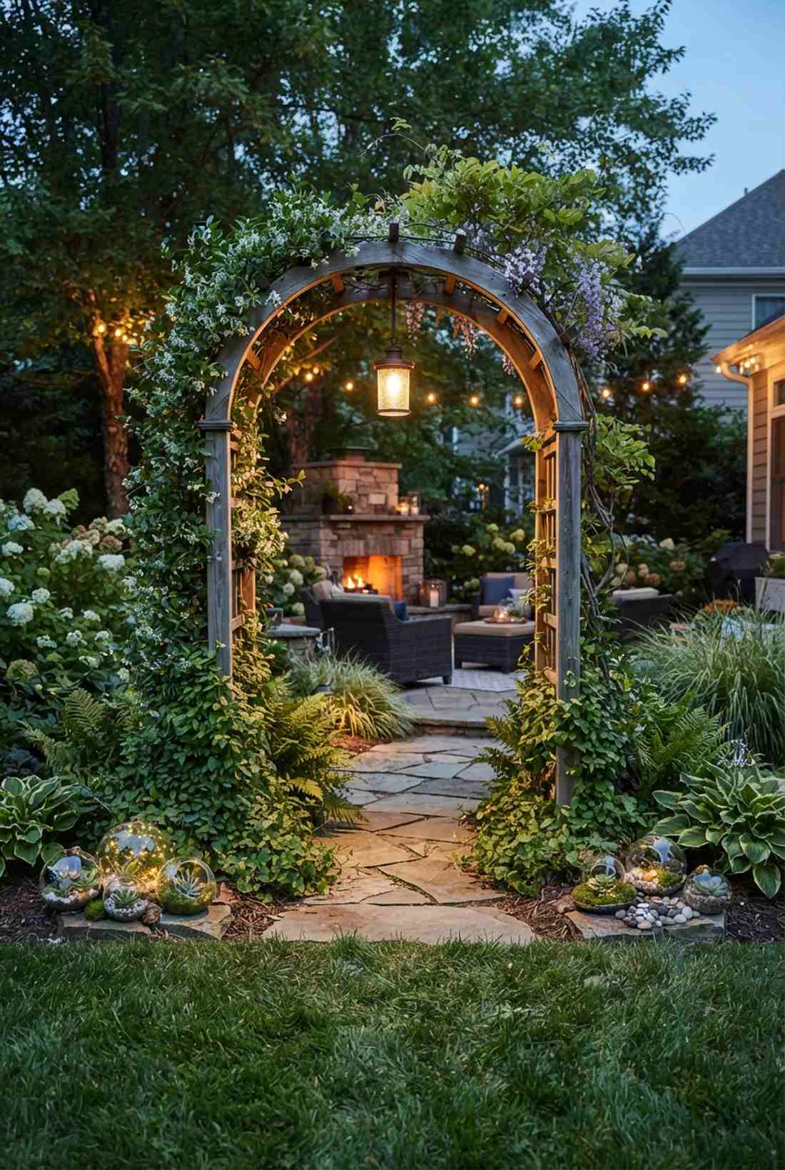 arbor entry lighting
