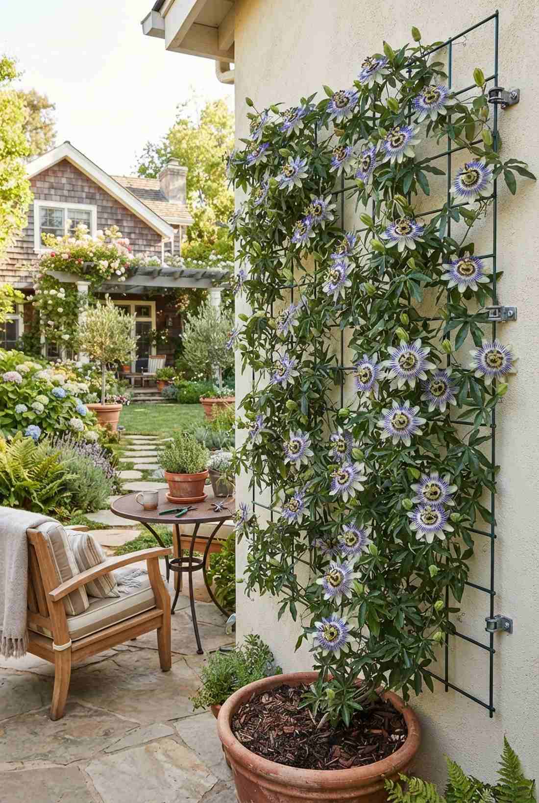 blue passionflower