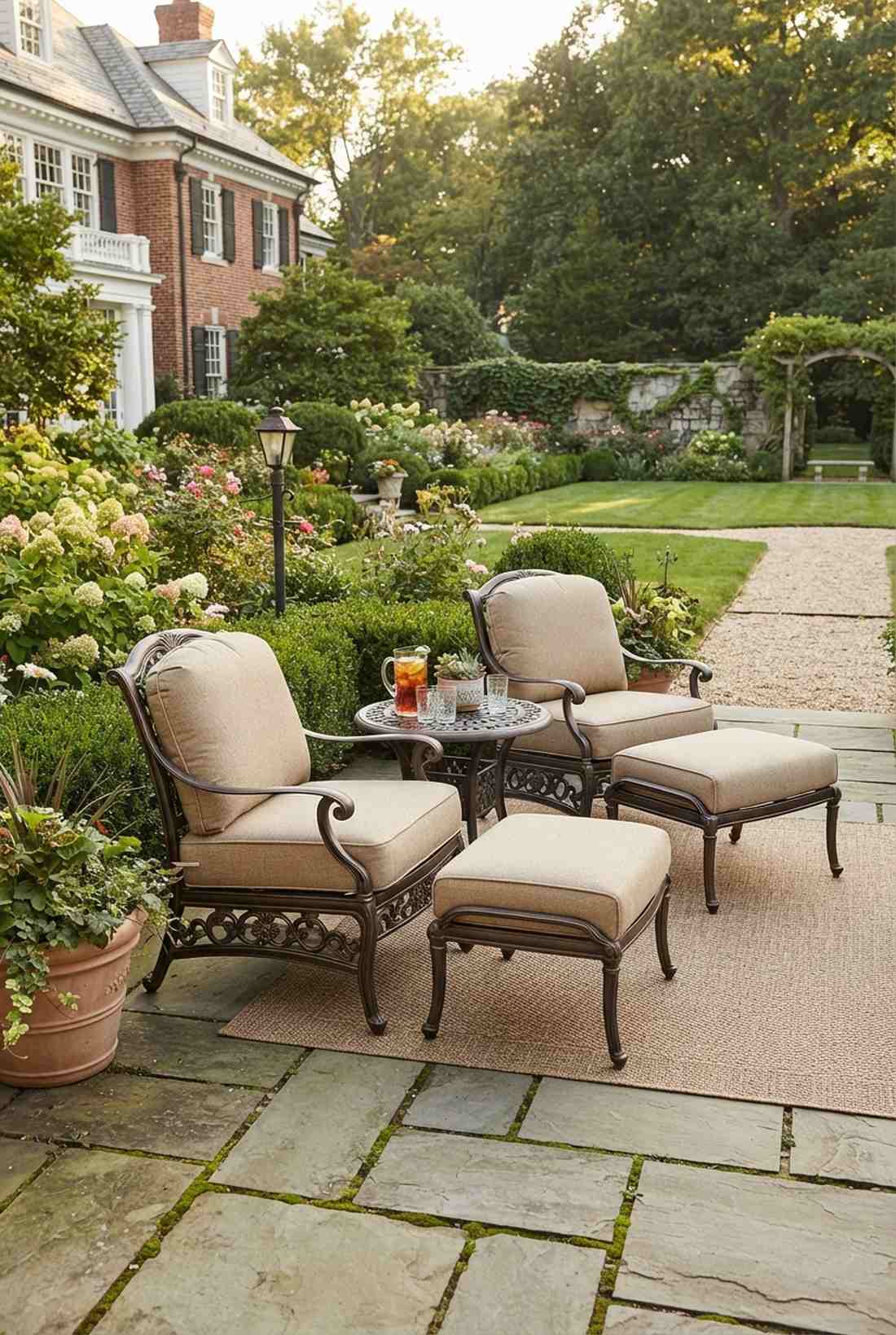 cast aluminum club chairs