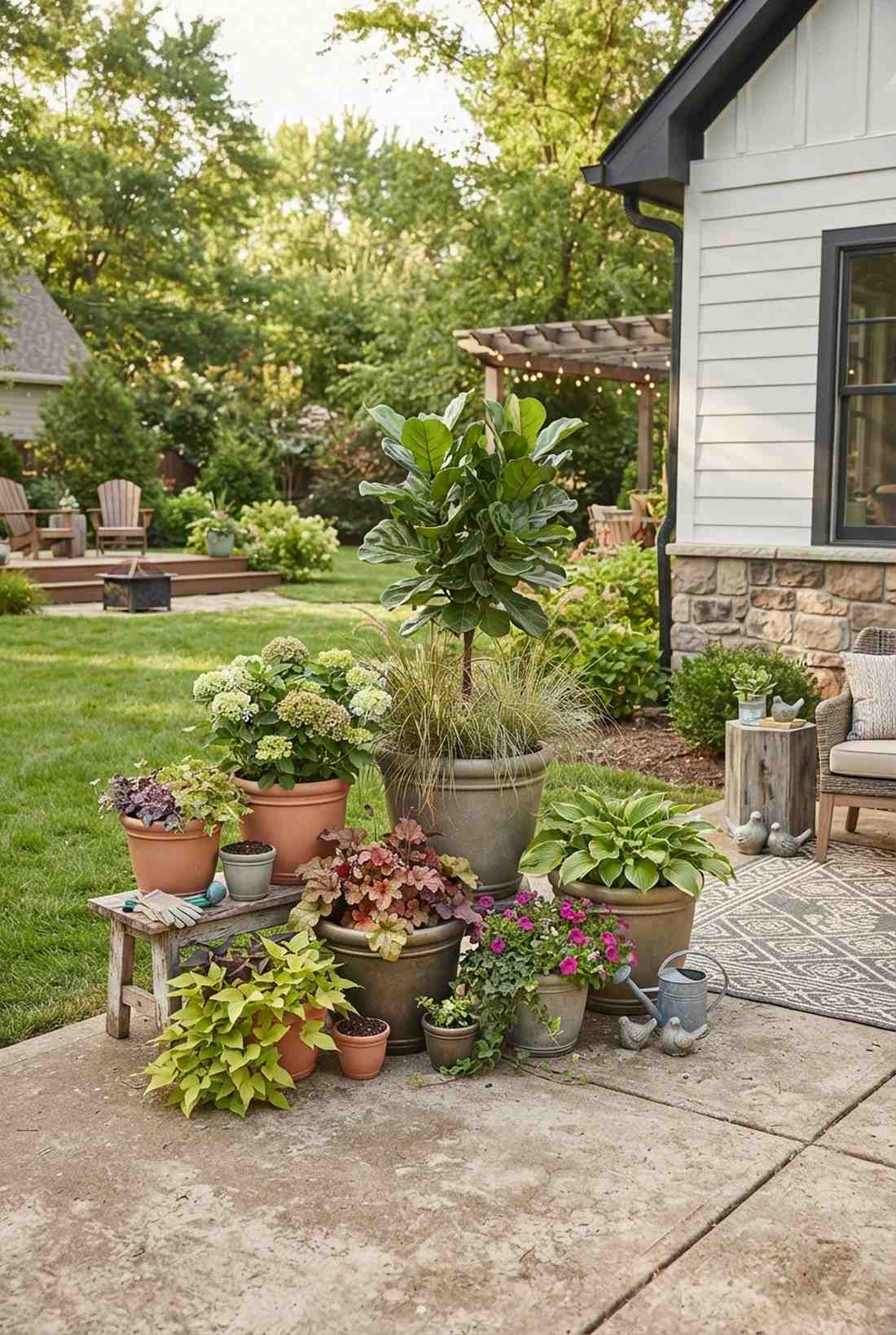 container garden clusters