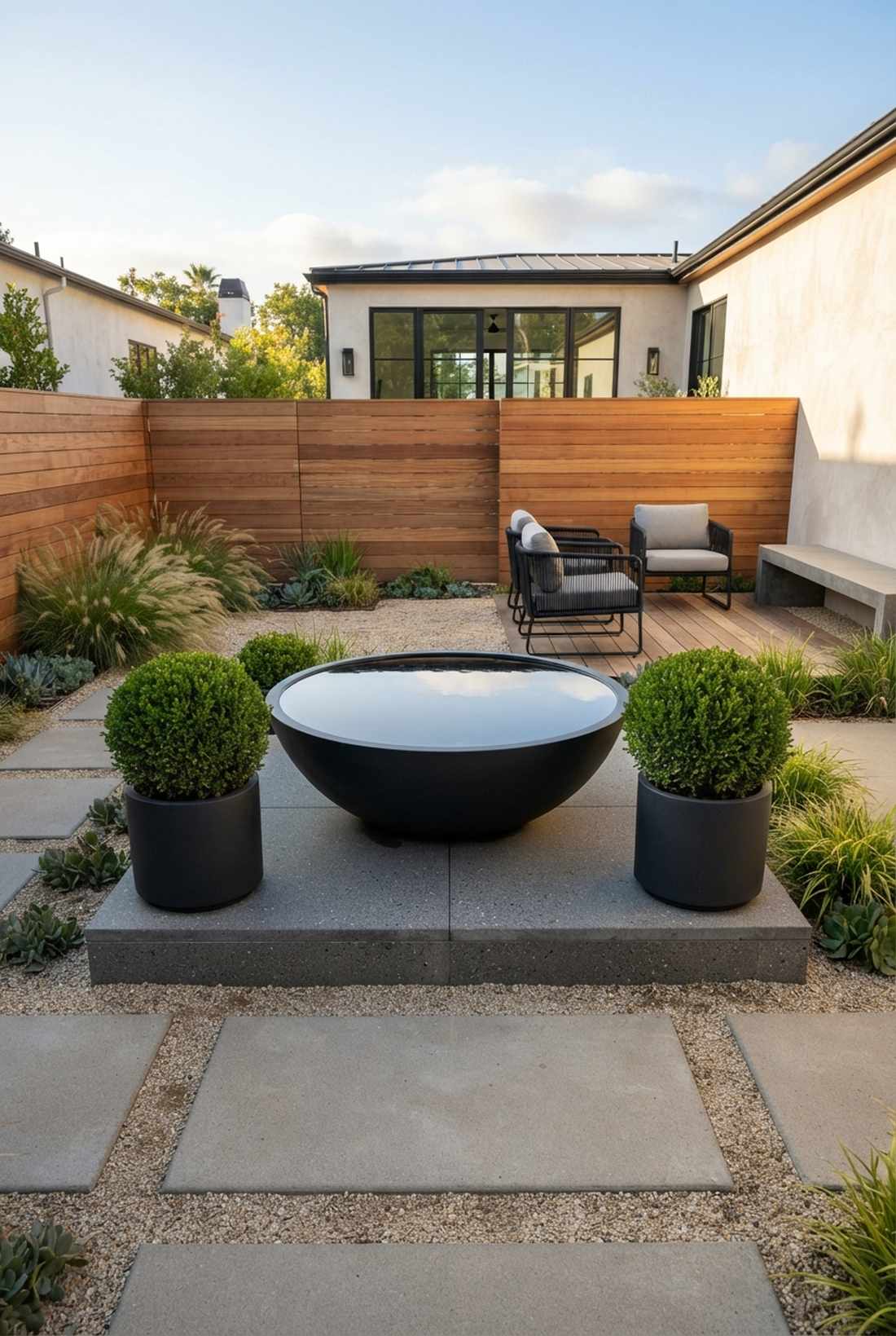 courtyard reflection garden