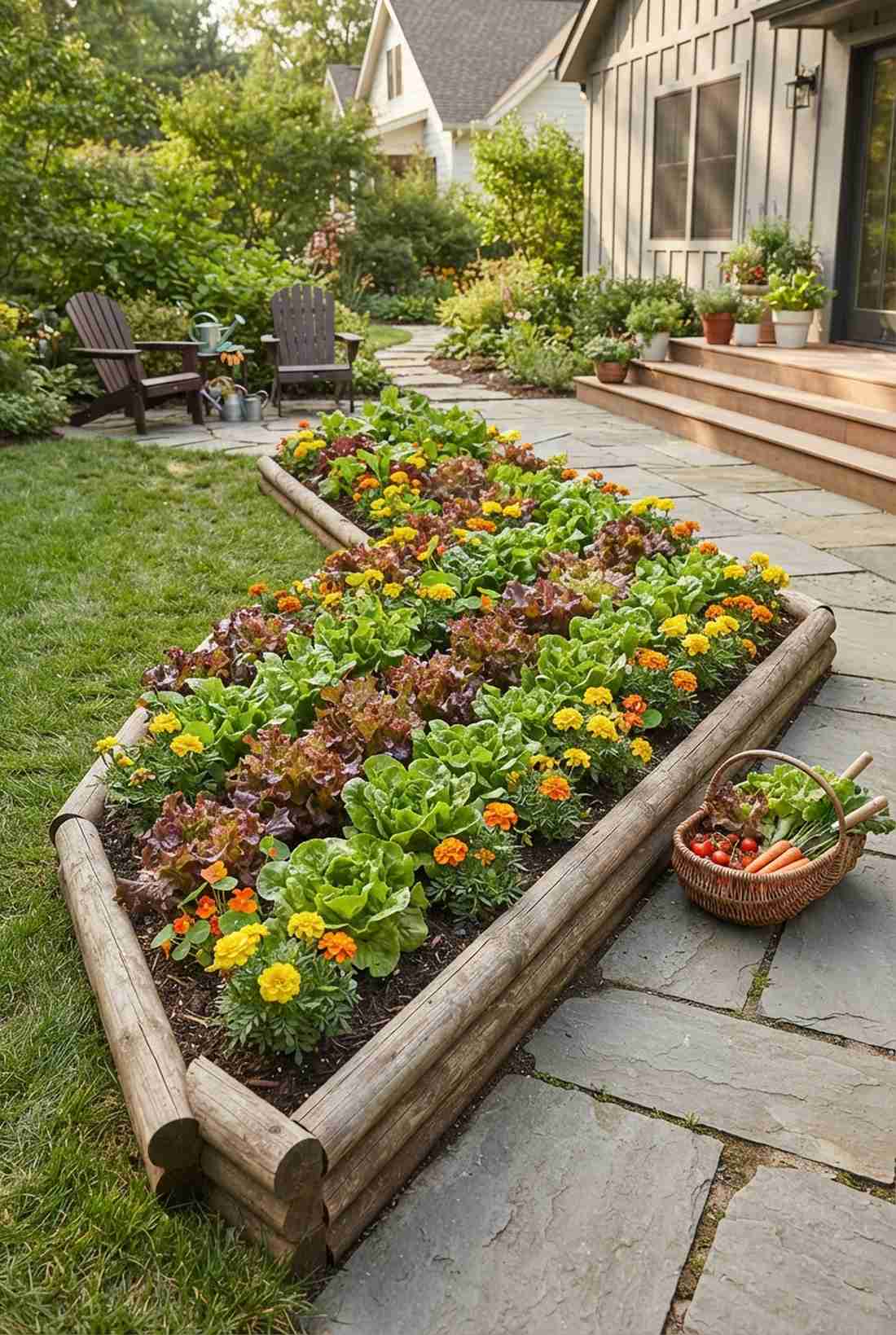 edible edge small garden bed