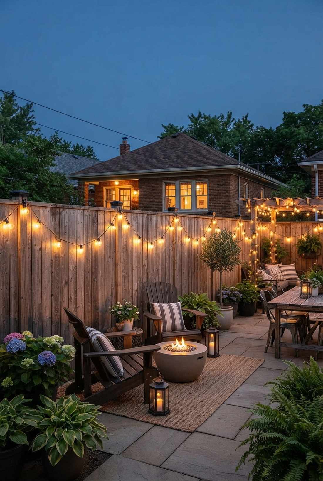 fence top string border