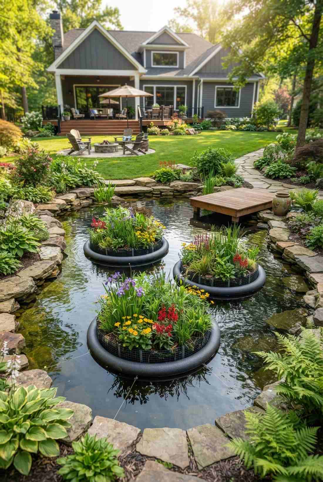 floating wetland islands