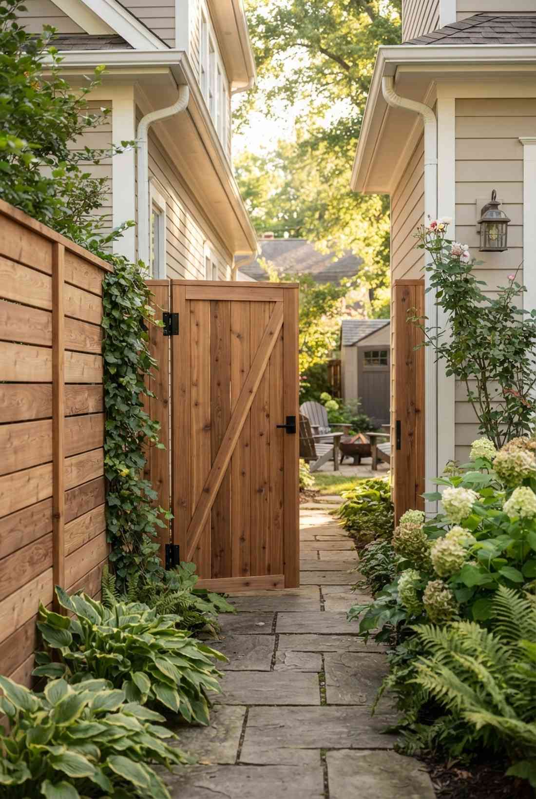 narrow profile single gate