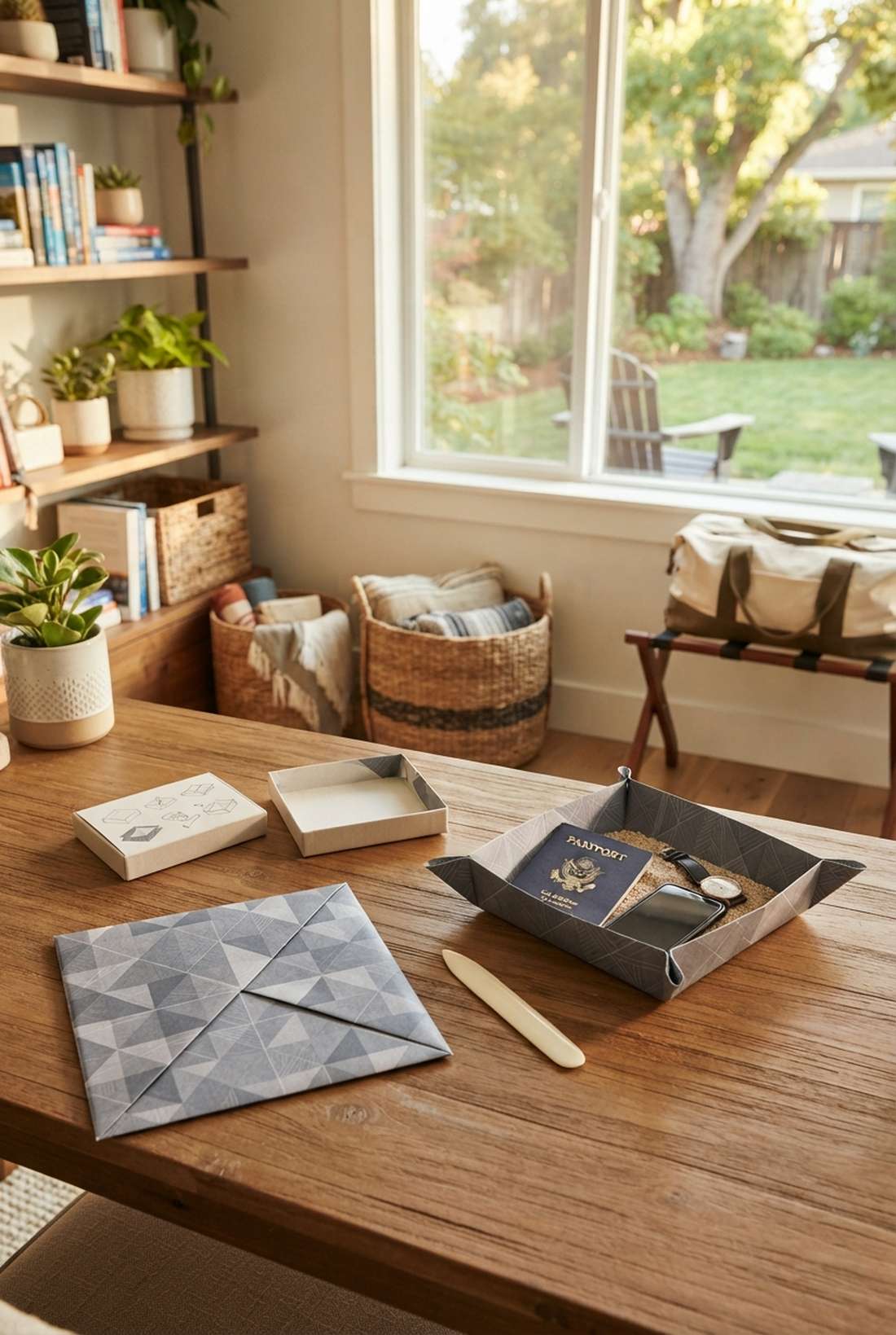 origami paper tray kit