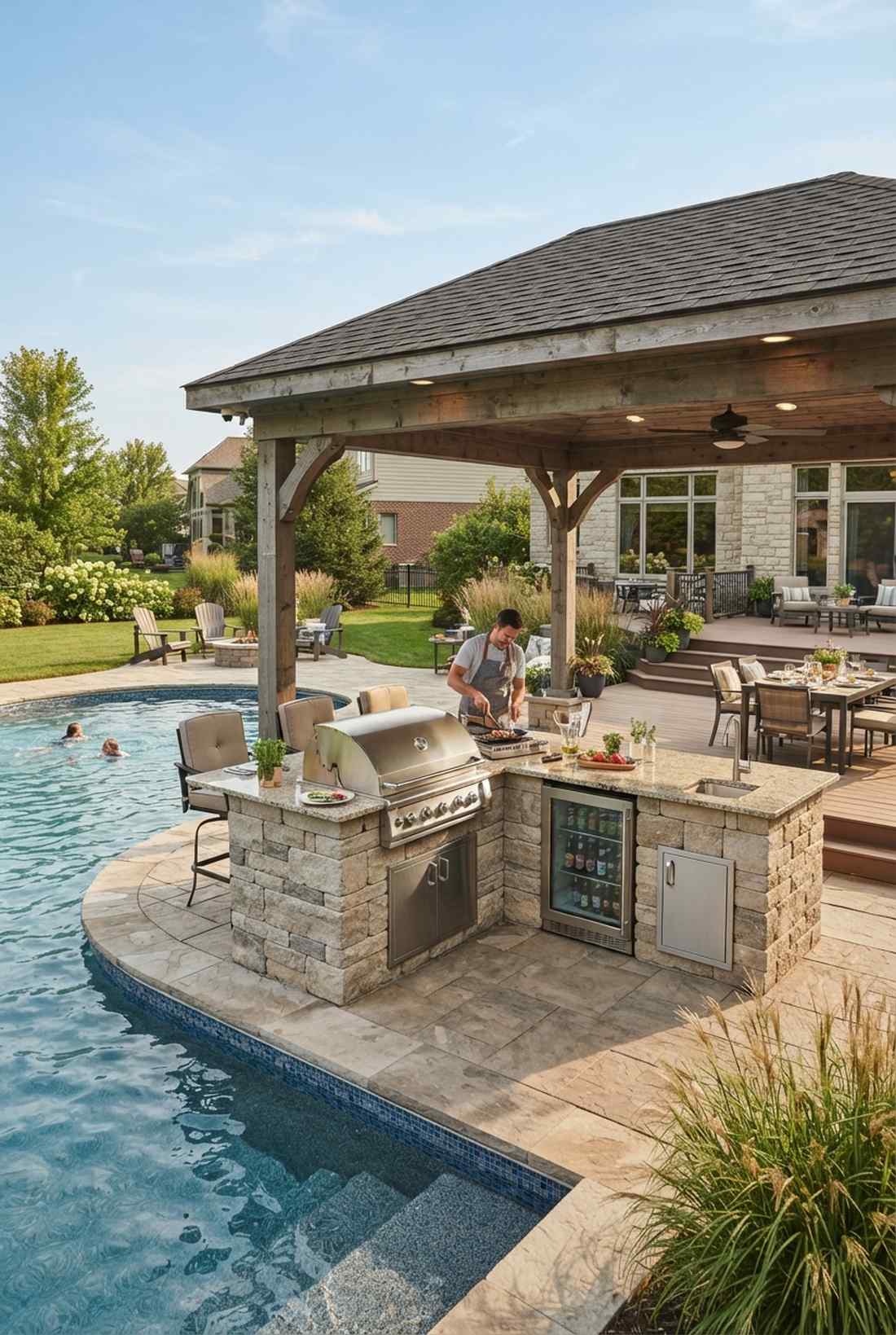 outdoor kitchen adjacency