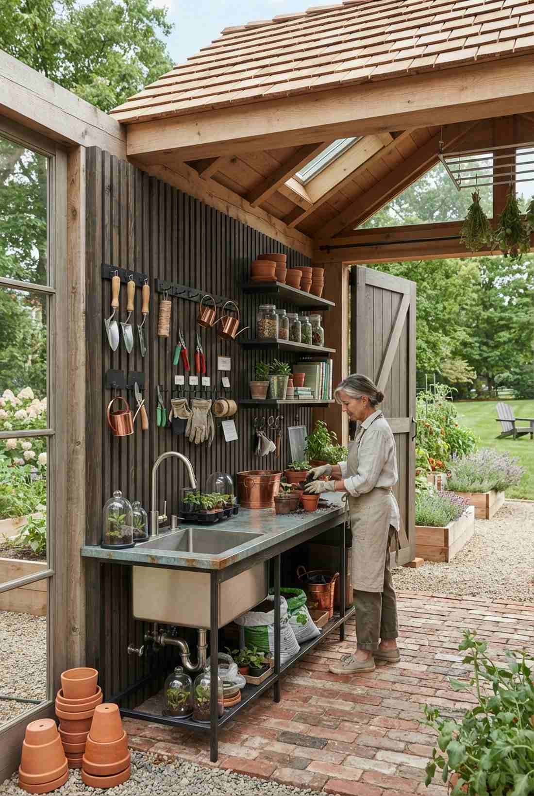 potting shed garden workshop