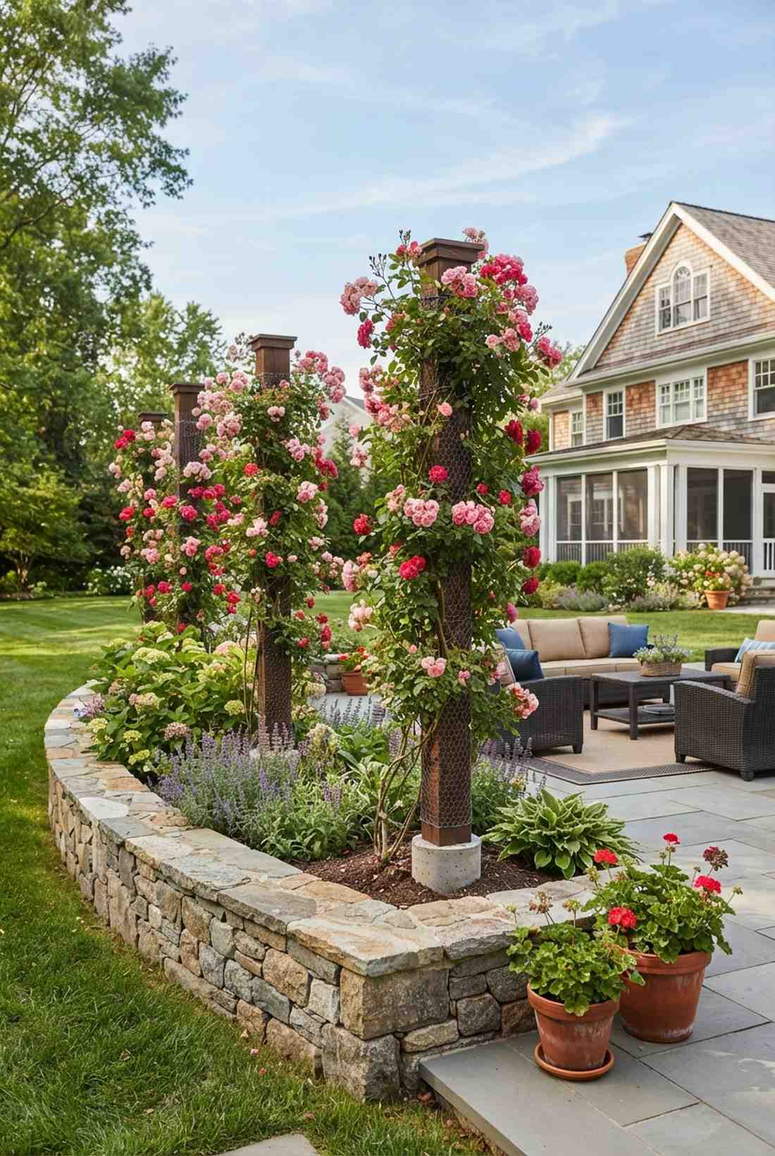 rose pillar border punctuation
