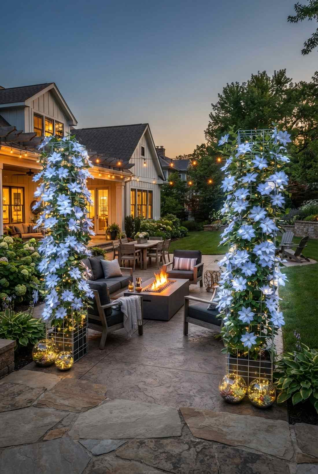 shimmer silvery blue elegance