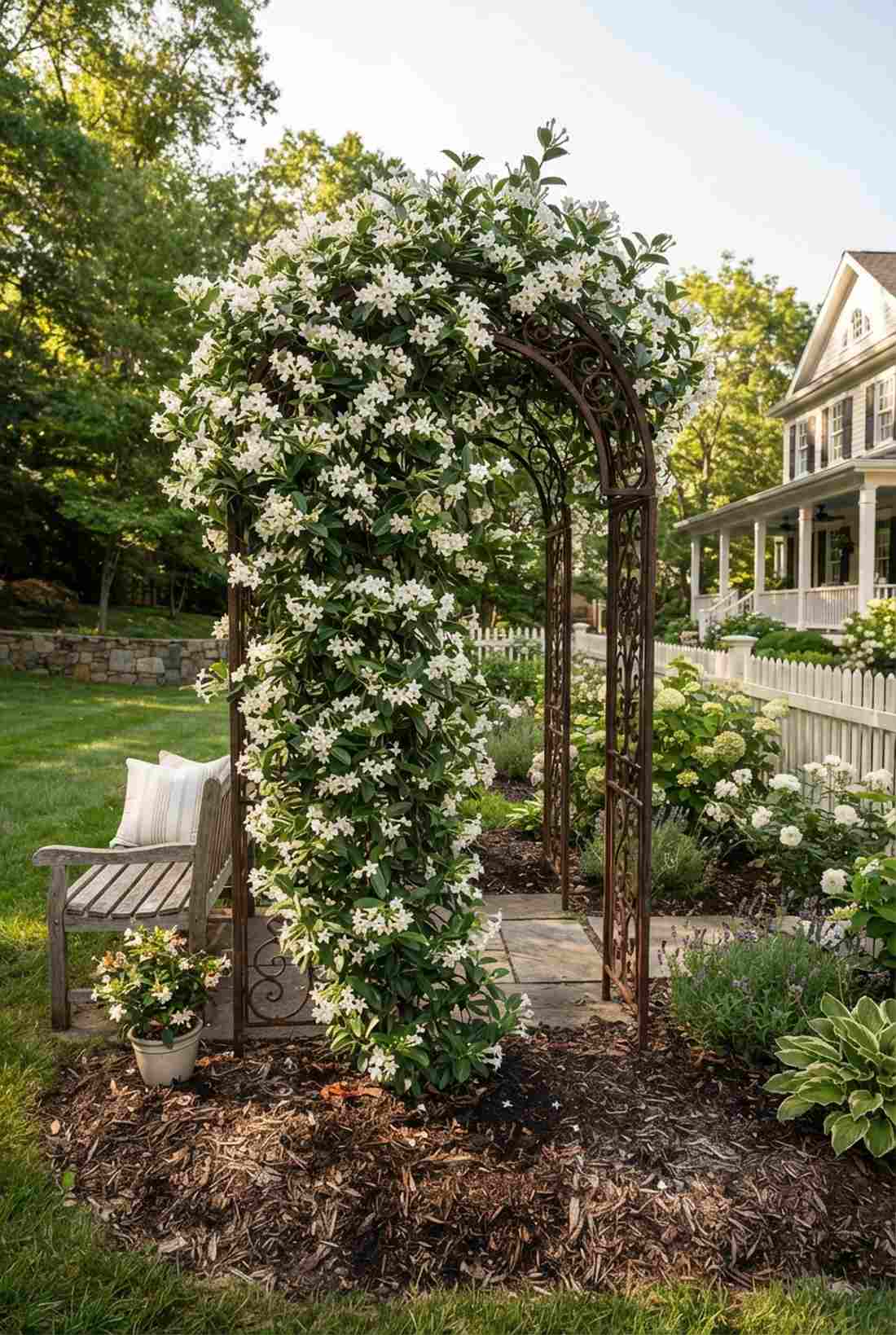 stephanotis bridal wreath