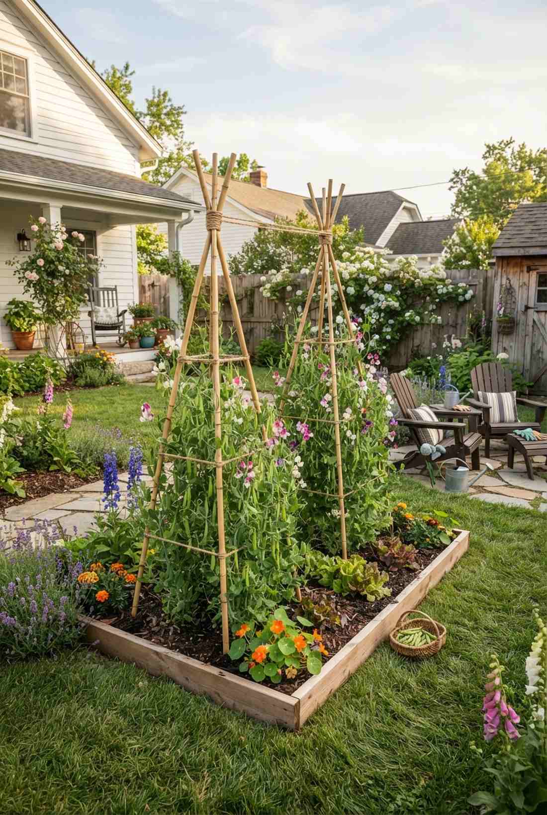 vertical herb spiral wall