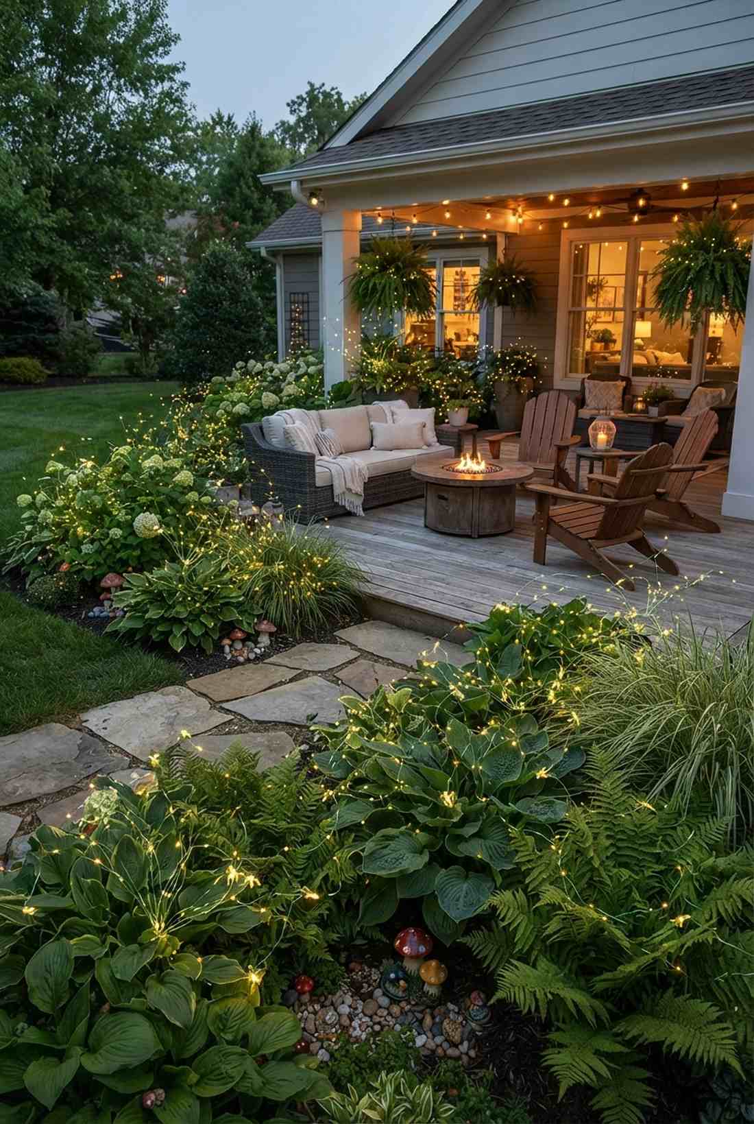 yellow firefly effect gardens