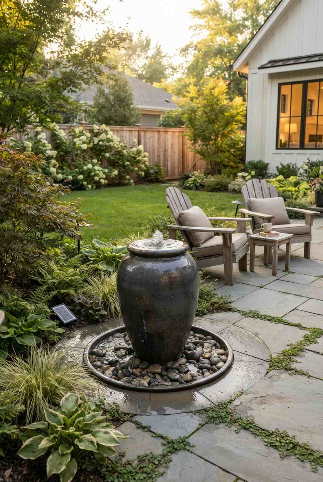 bubbling urn fountain