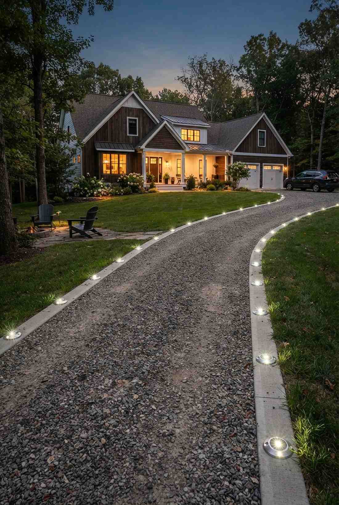 driveway alert marker lights