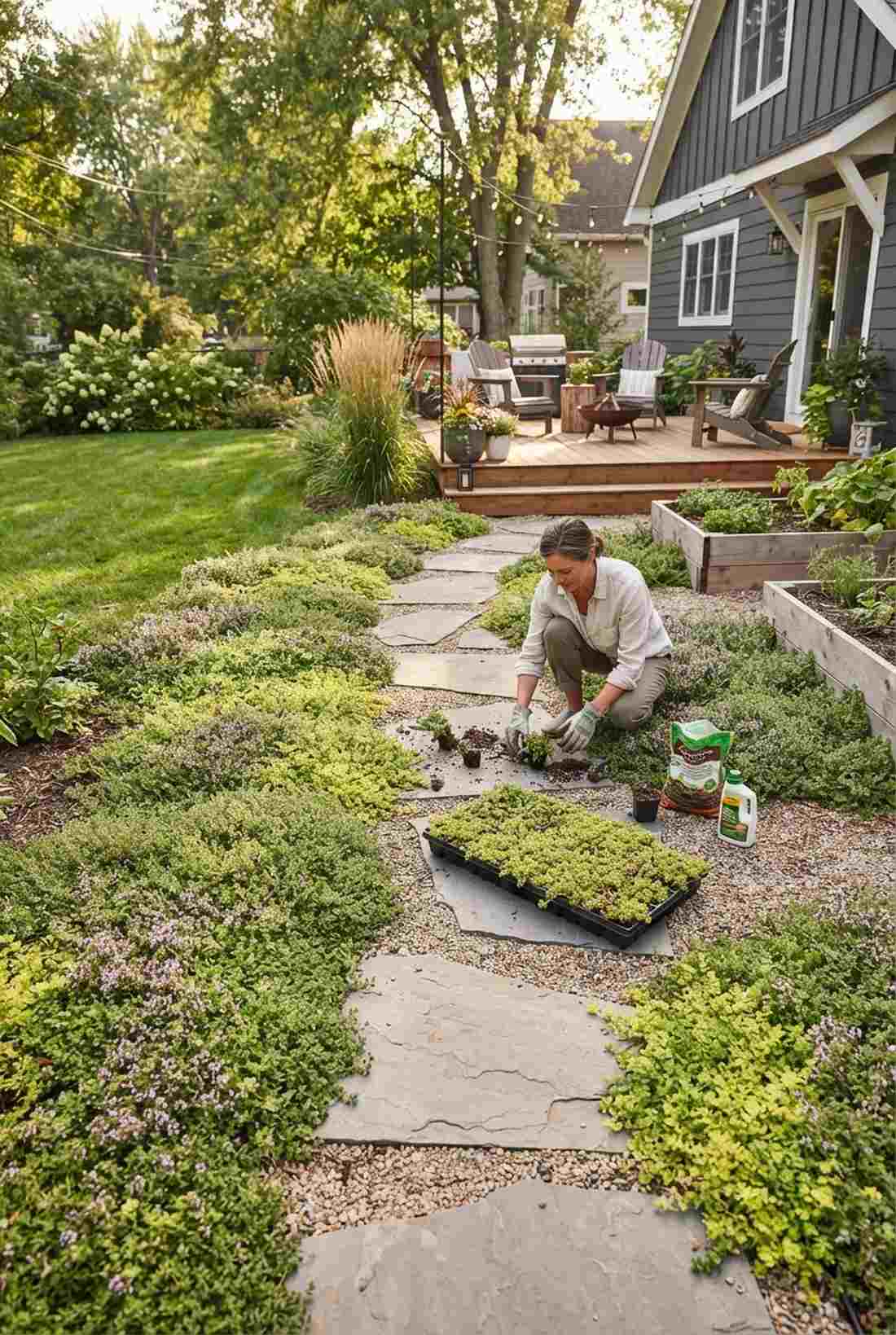 foreground groundcovers