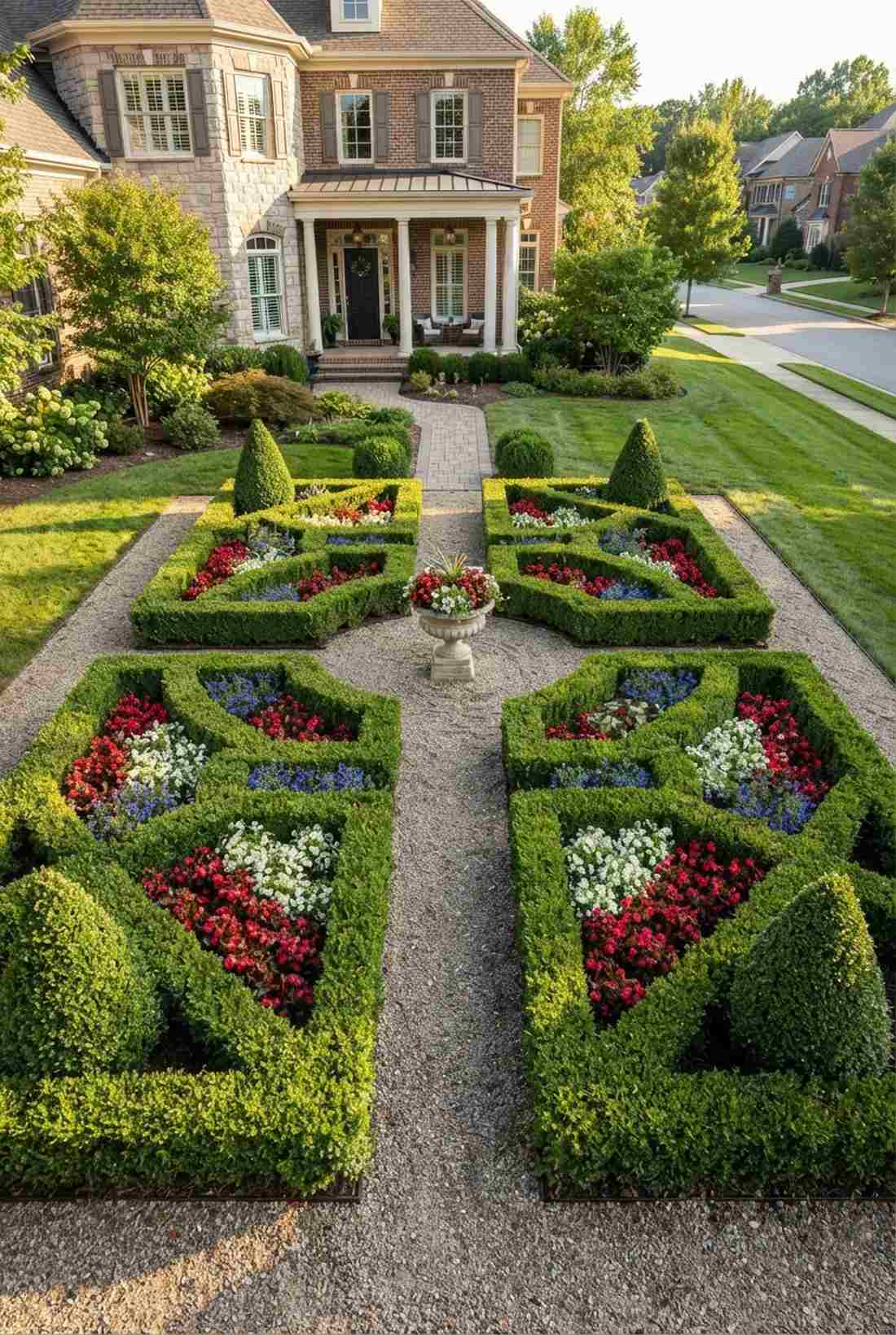 formal symmetrical parterre