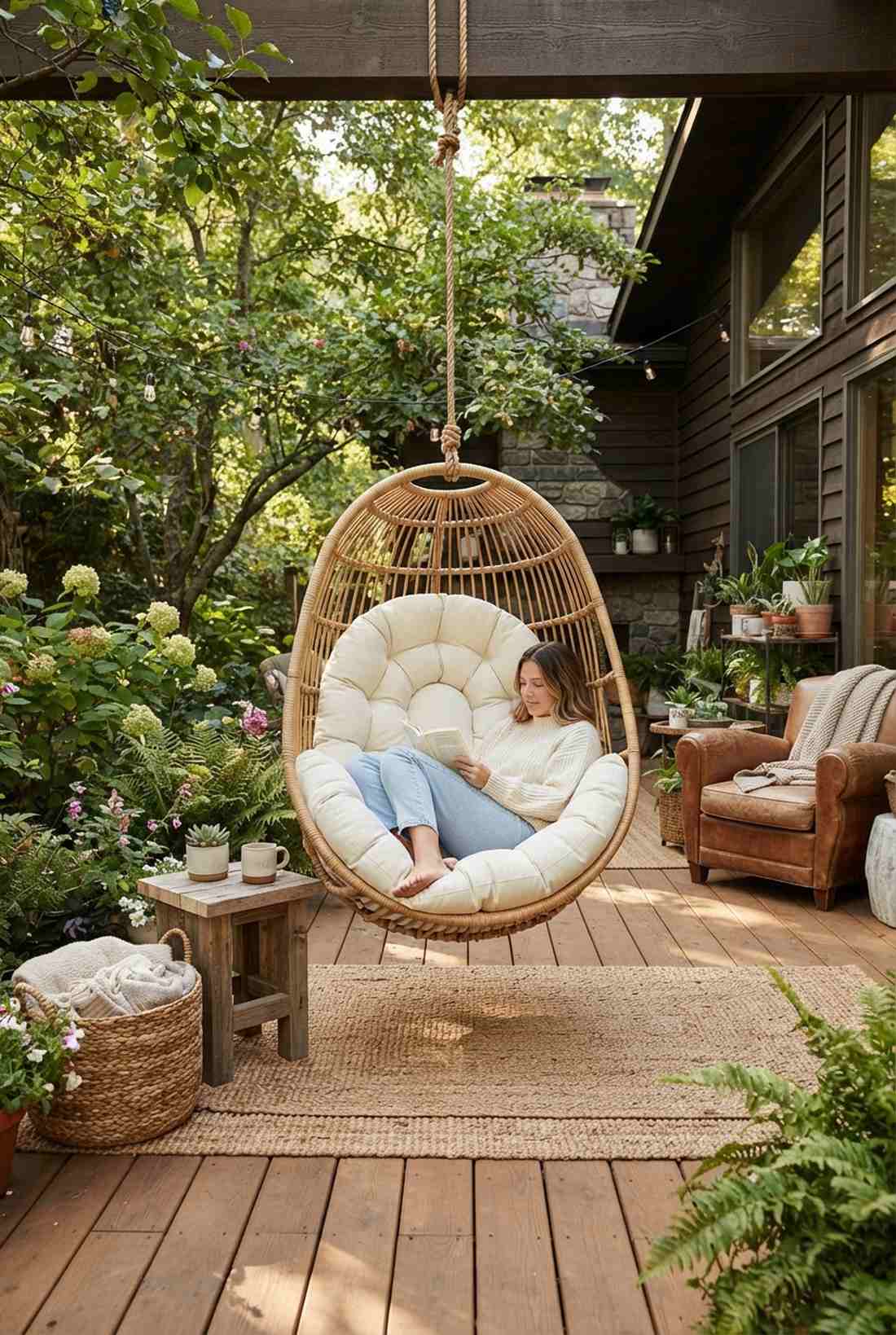 hammock chair egg shaped cushions